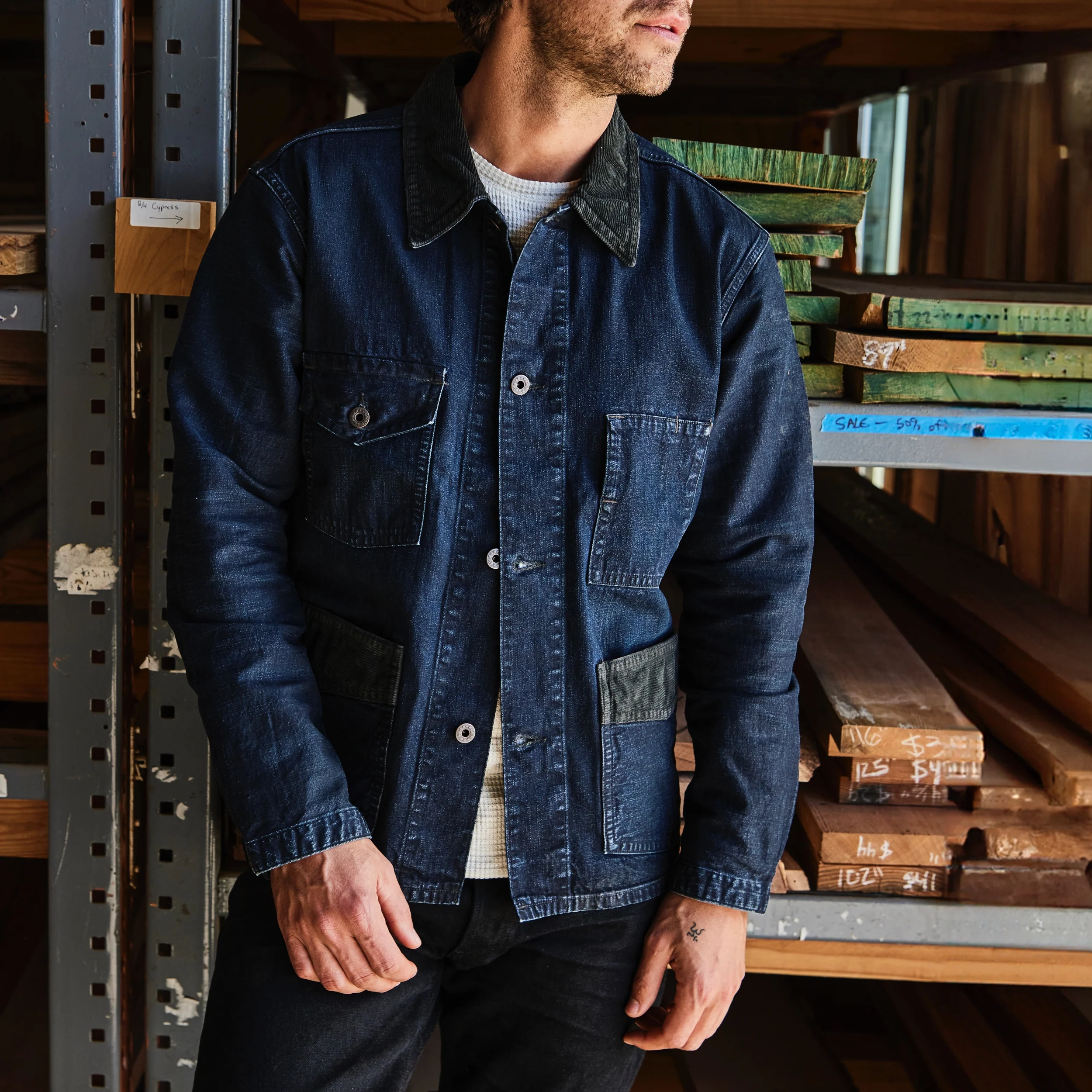 Mayhews Denim Jacket - Dark Wash - Image 2