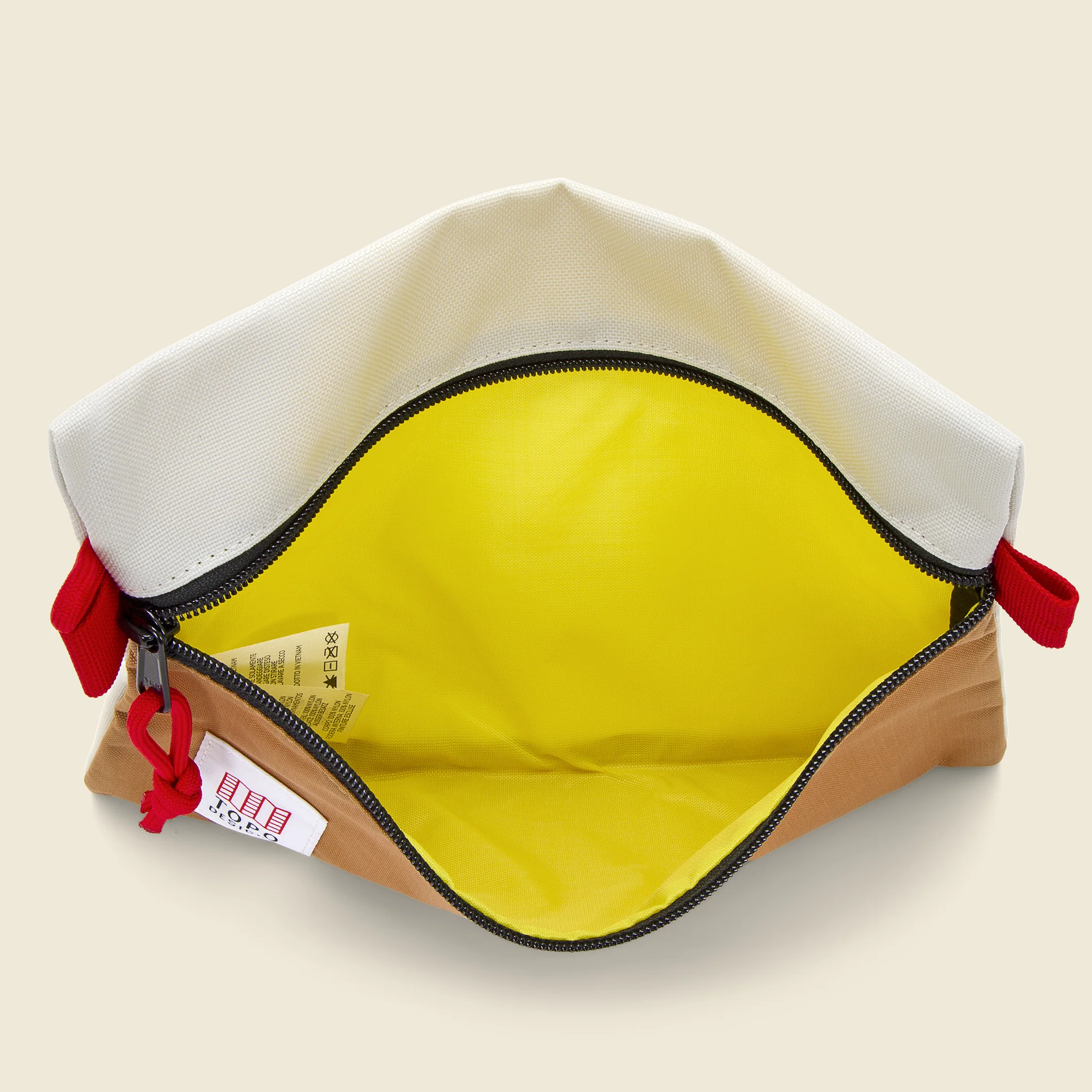 Medium Accessory Bag - Bone White/Khaki - Image 3