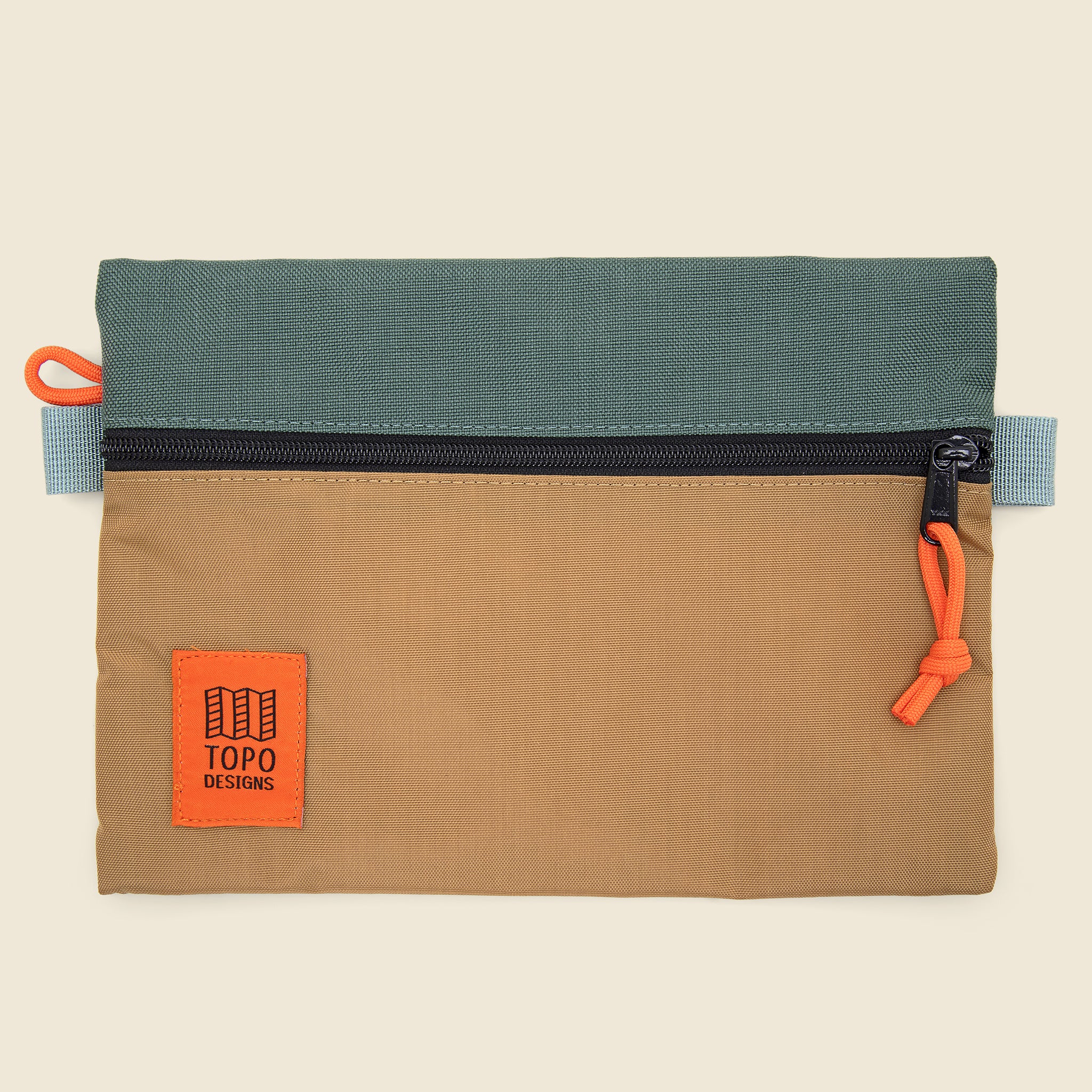 Medium Accessory Bag - Khaki/Forest