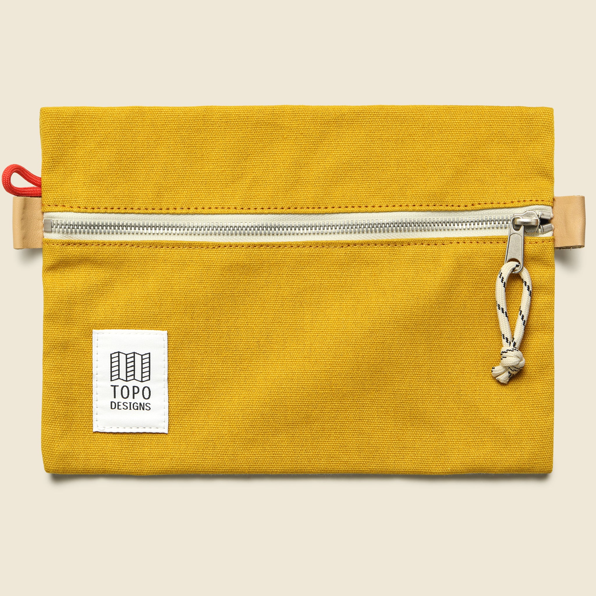 Medium Accessory Bag - Mustard Canvas