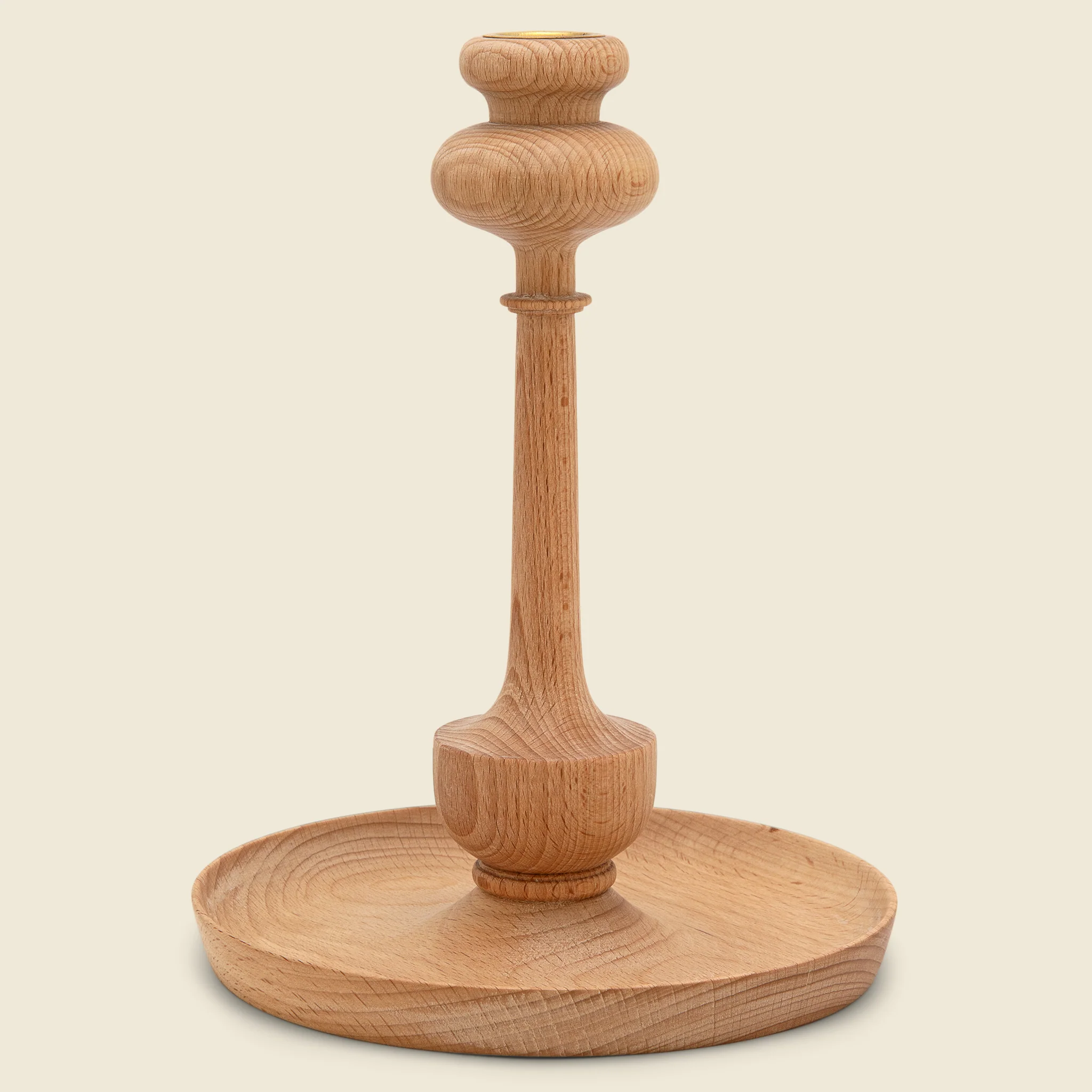 Medium Kana Candlestick - Beechwood