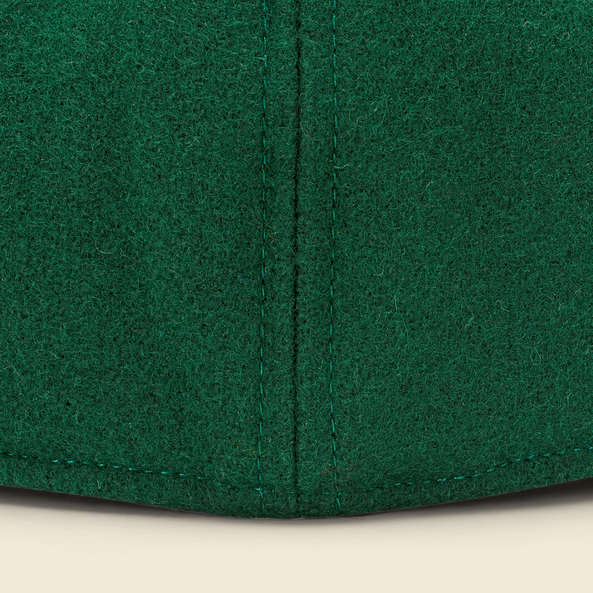 Melton Wool PB Cap - Forest Green - Image 2