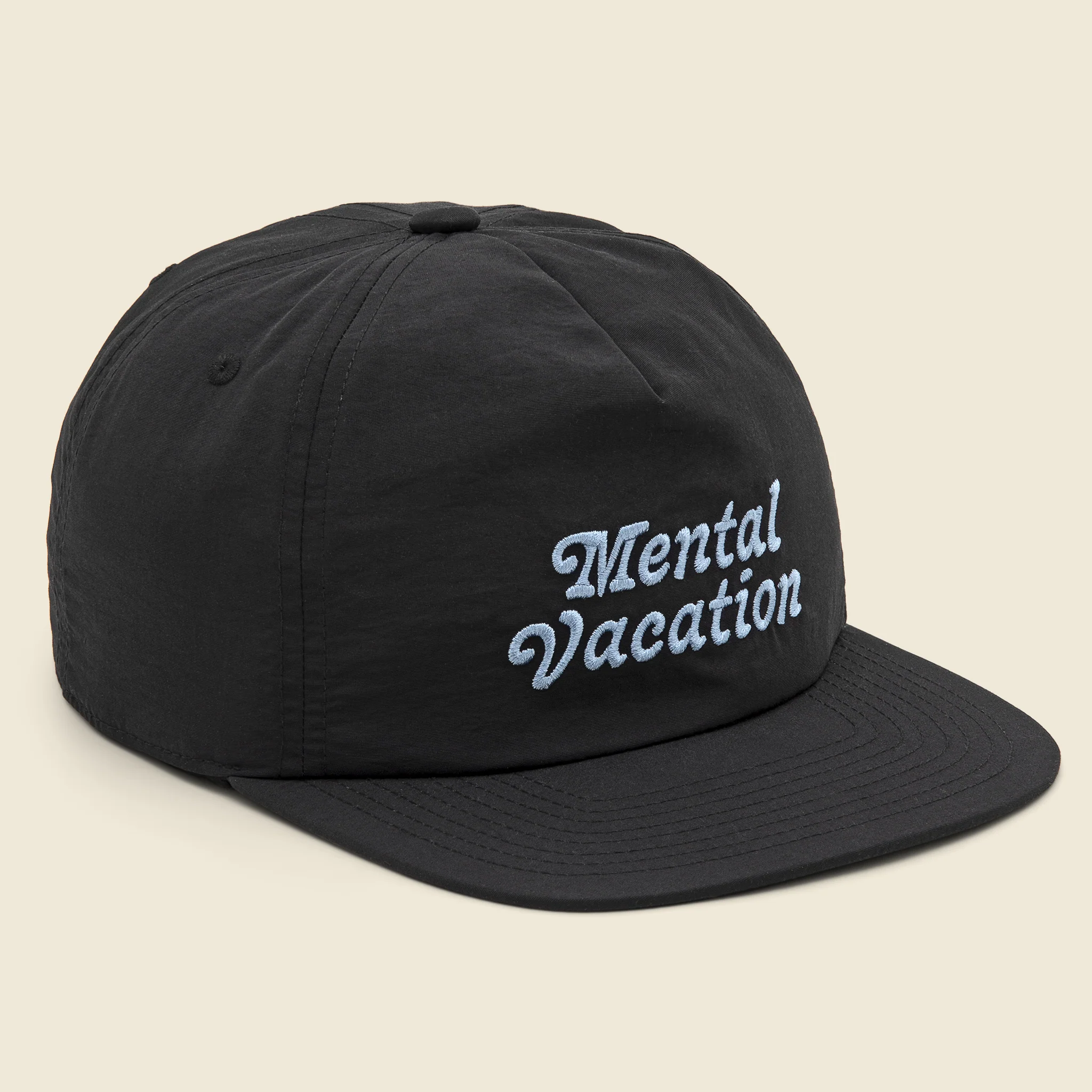 Mental Vacation Hat - Black/Blue