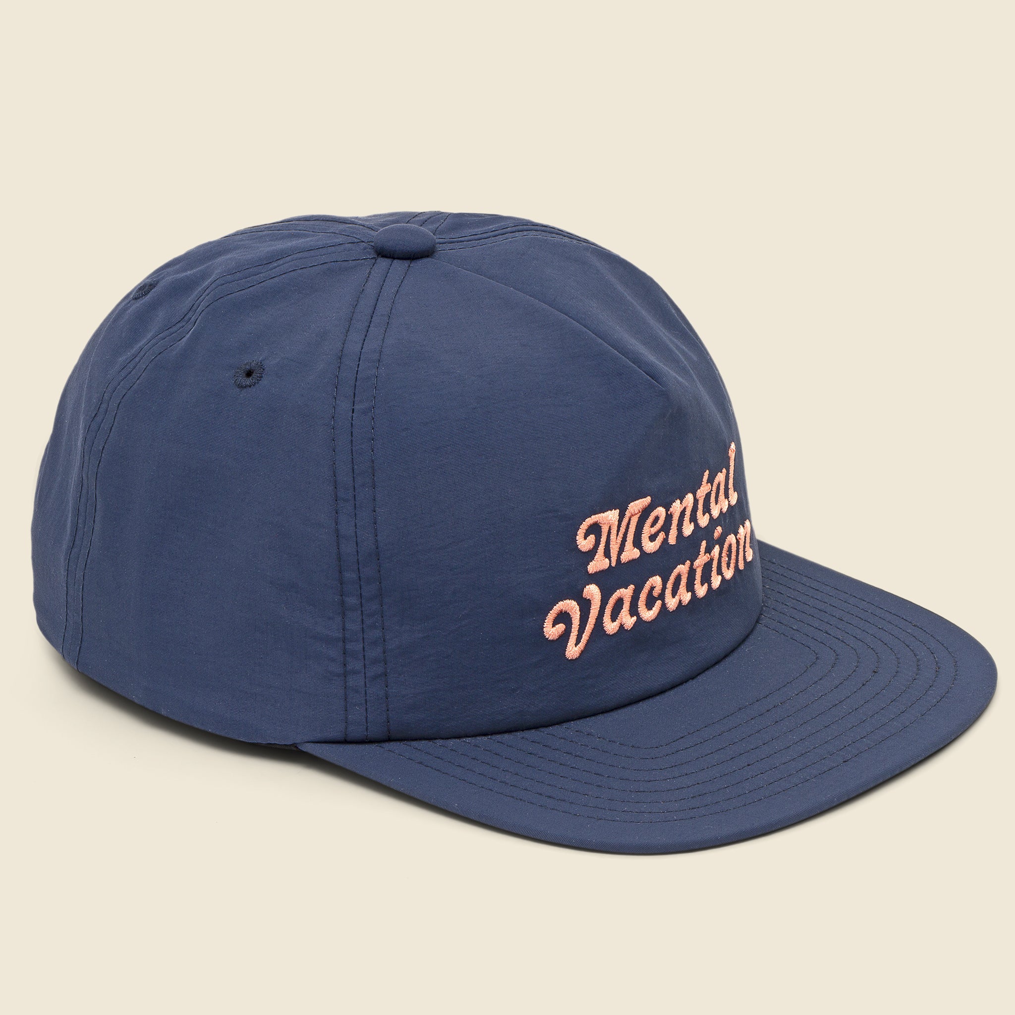 Mental Vacation Hat - Navy