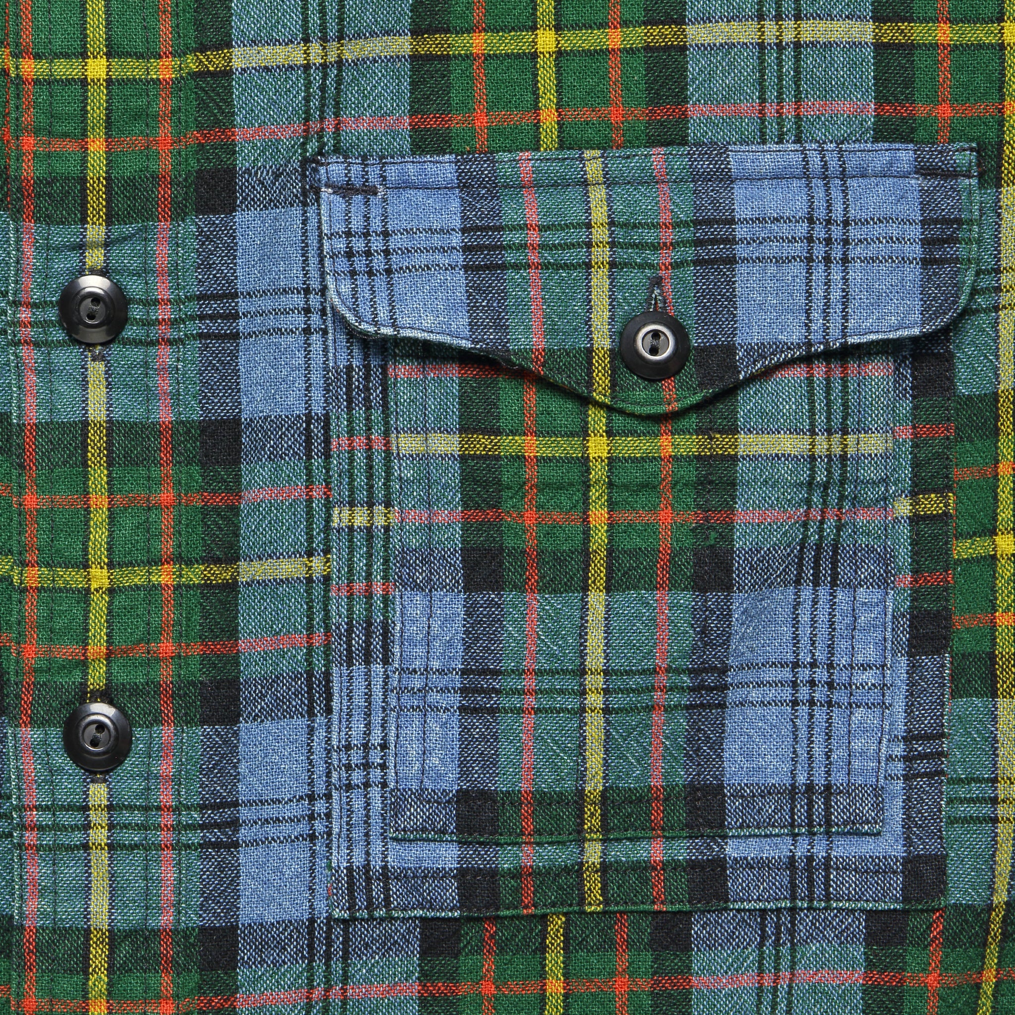 Mercer Plaid Workshirt - Blue/Multi - Image 3