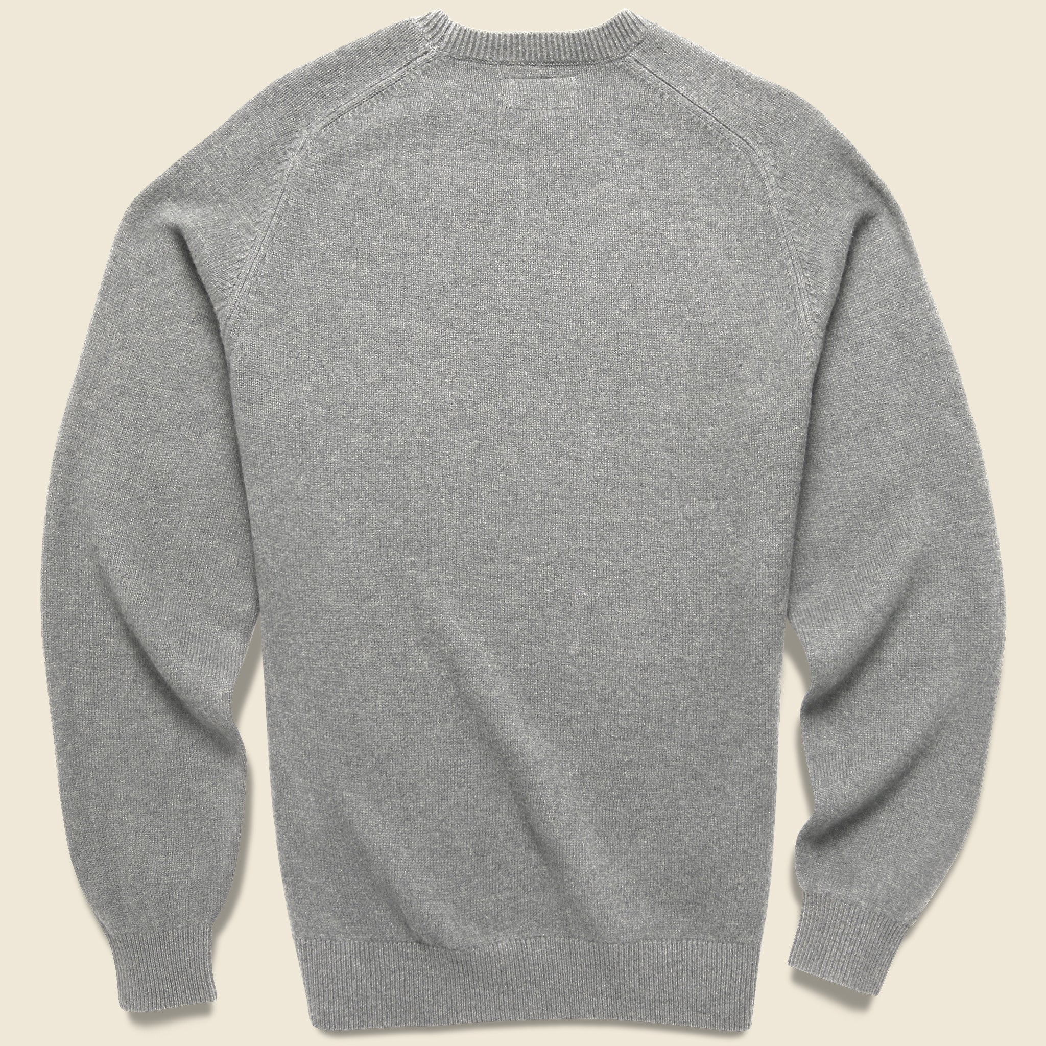 Merino Crew Sweater - Grey - Image 2
