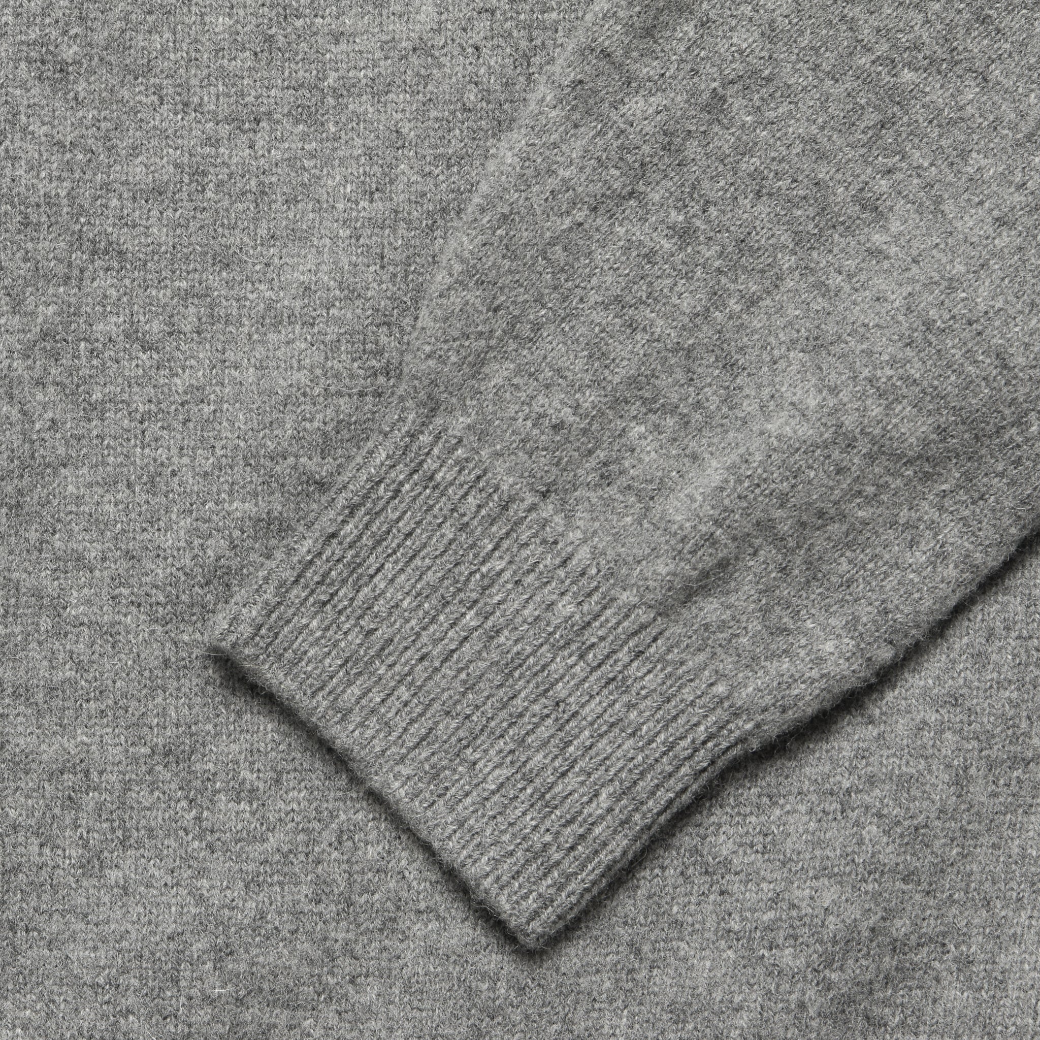 Merino Crew Sweater - Grey - Image 3