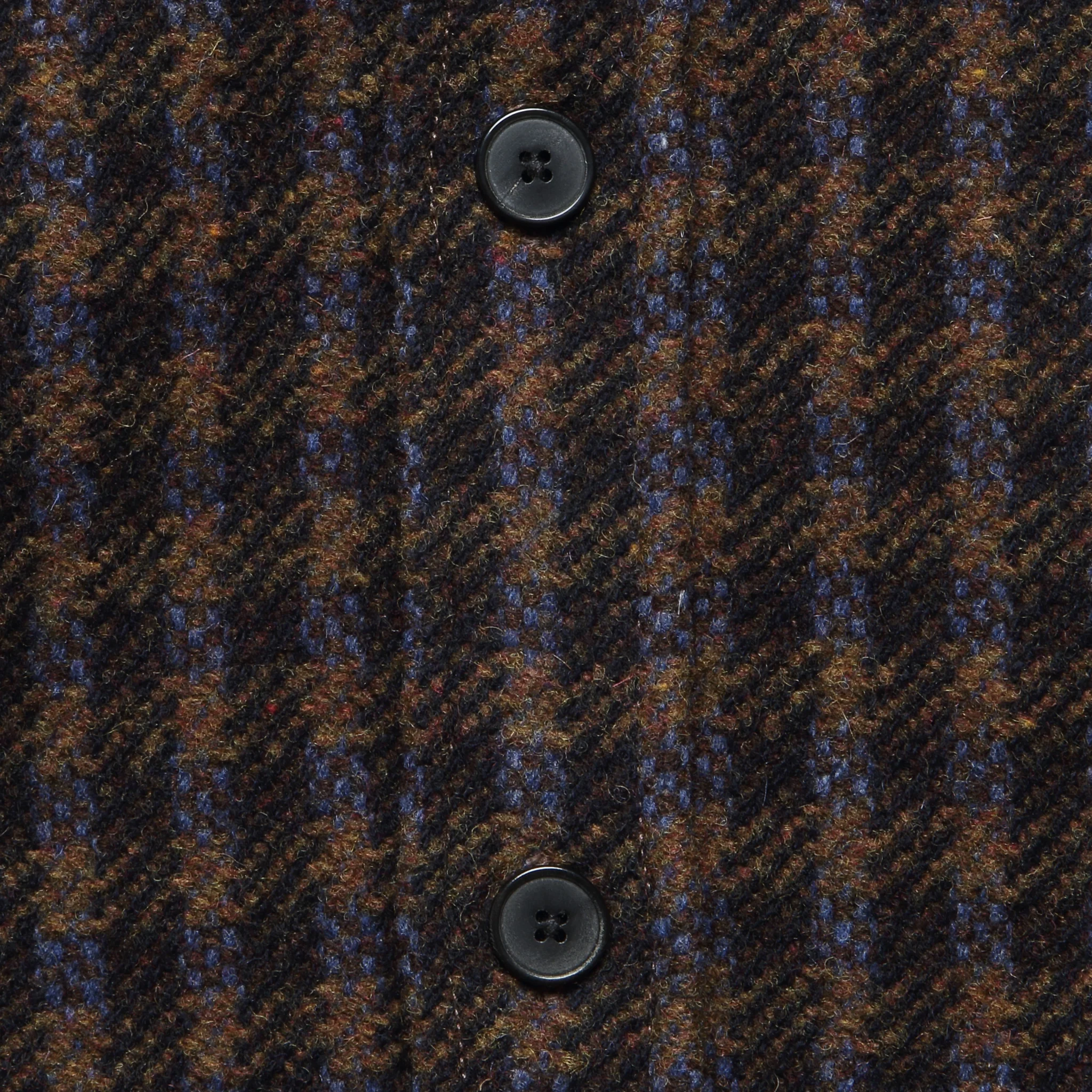 Merino Tweed Overshirt - Navy - Image 3