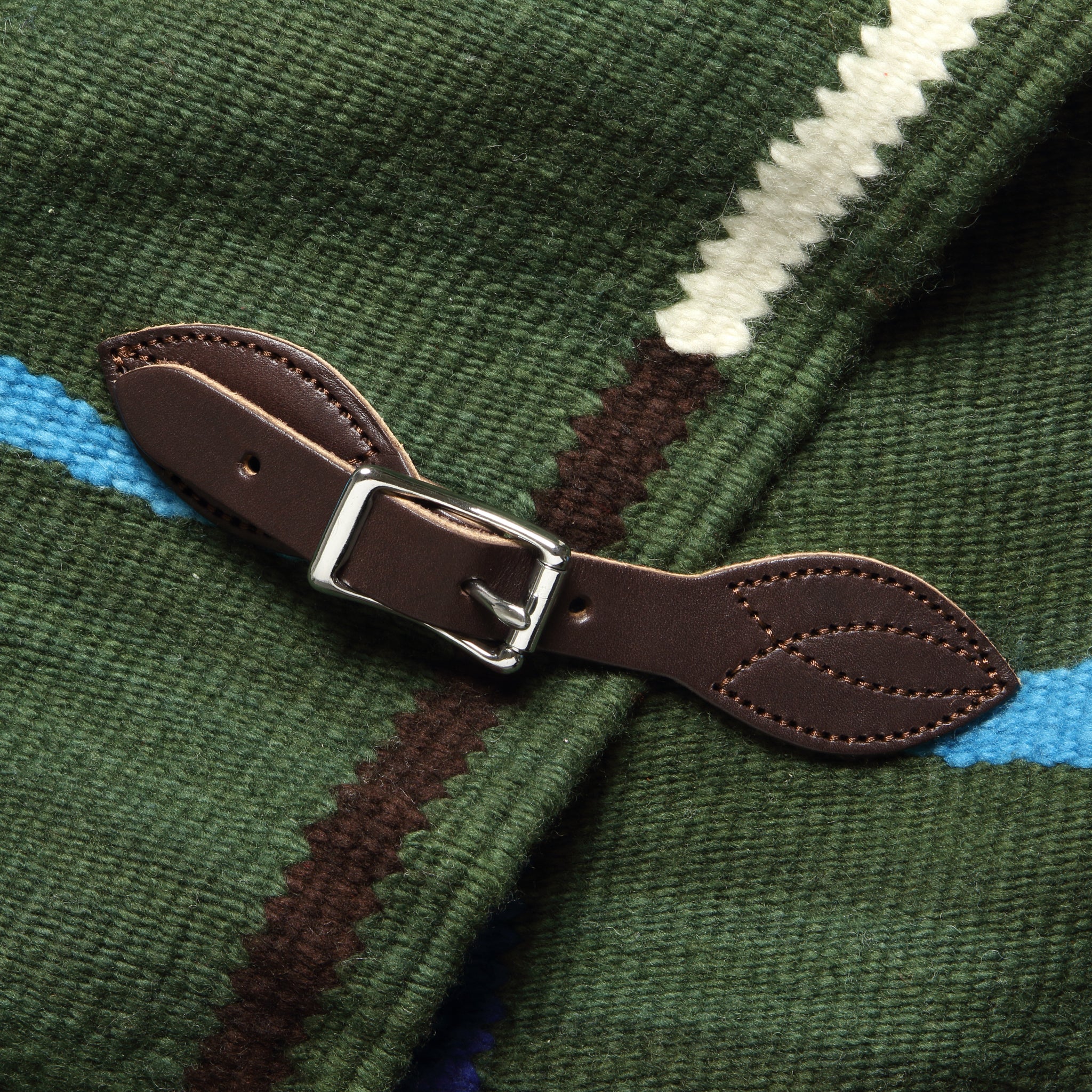 Merino Wool Blanket Poncho - Thunderbird - Image 3