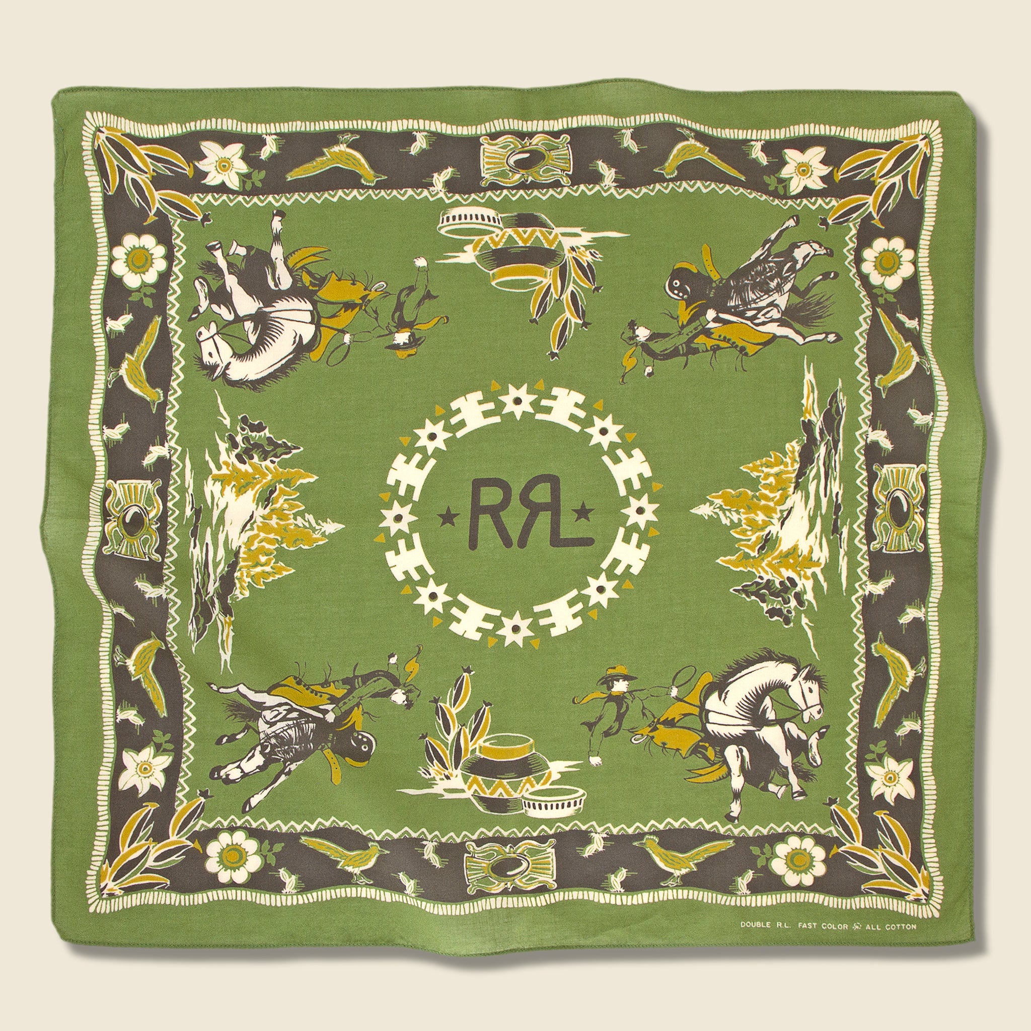 Mesa Bandana - Faded Green/Multi