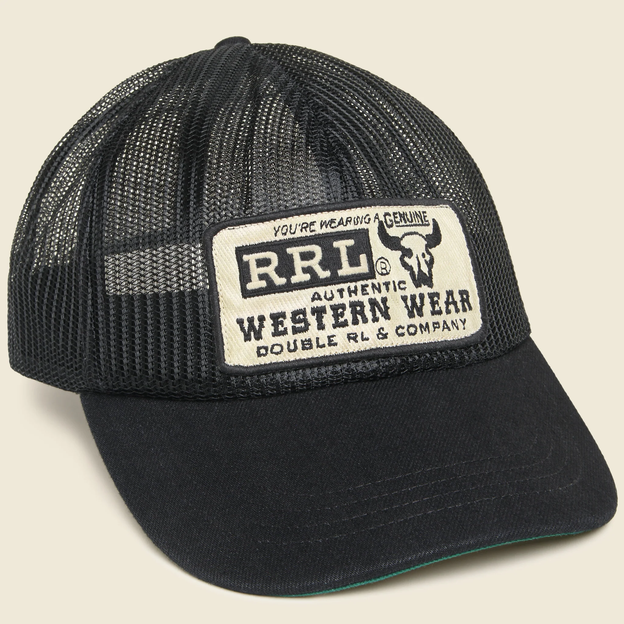 Mesh Trucker Hat - Black