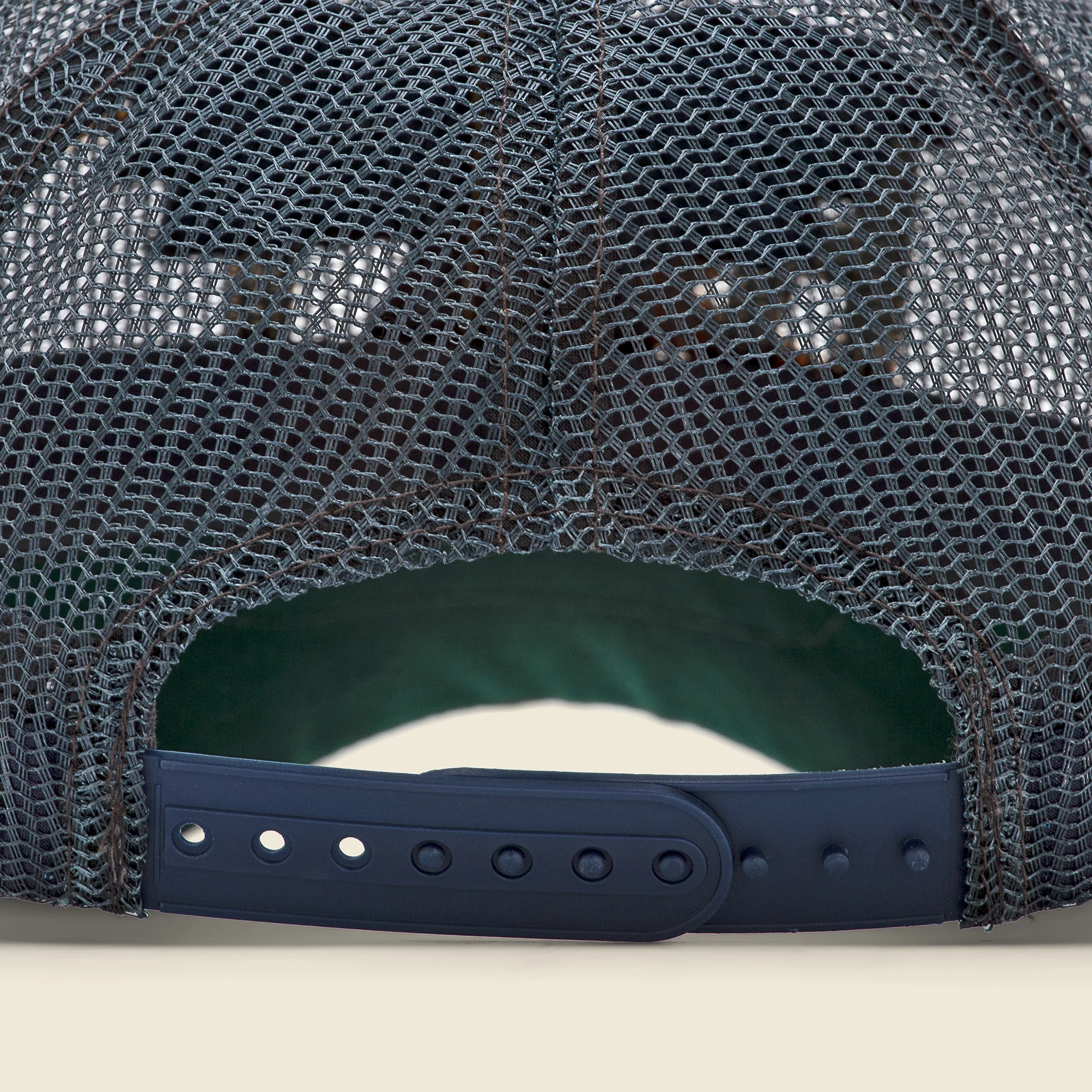 Mesh Trucker Hat - Navy/Indigo/Gold - Image 2
