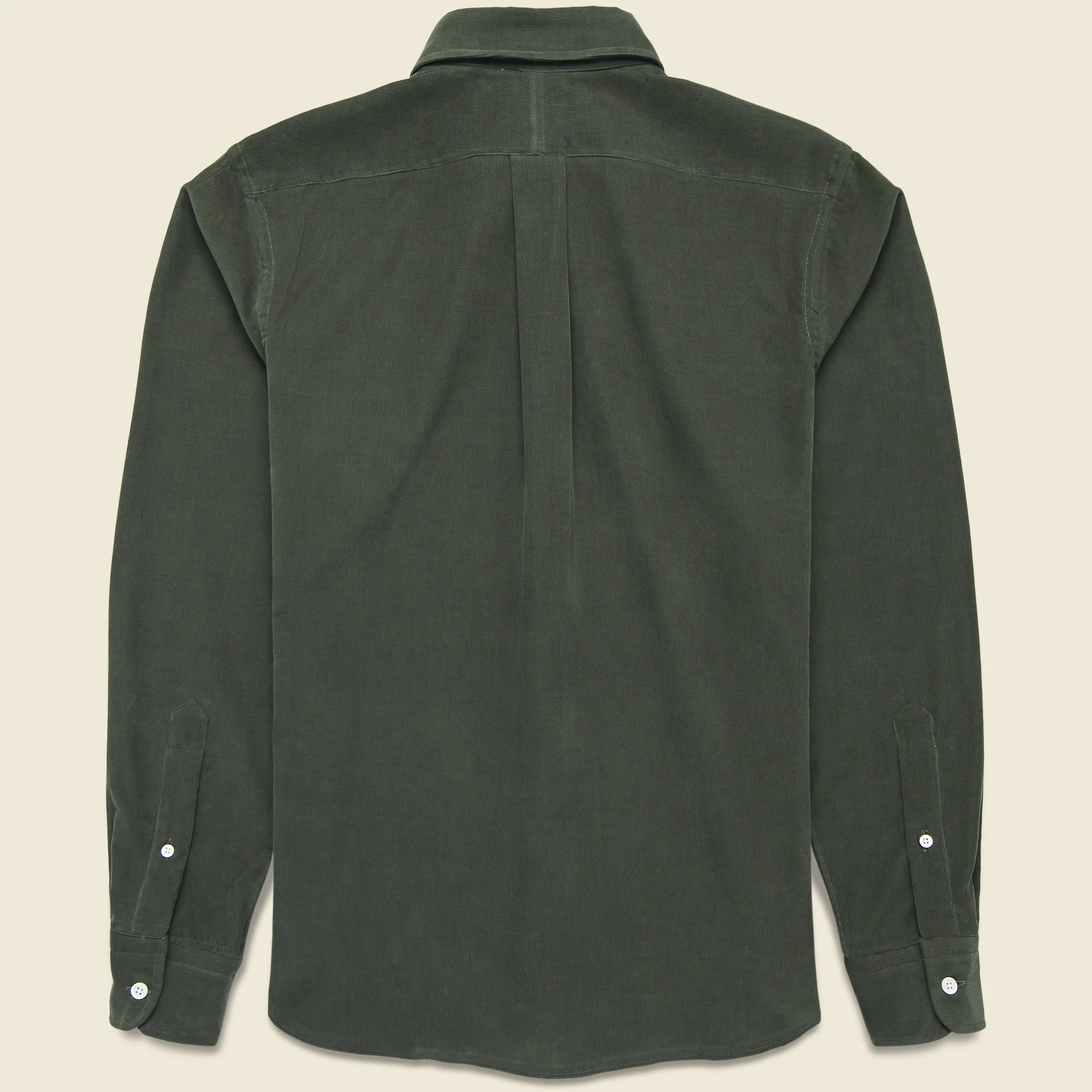 Micro Corduroy Shirt - Green - Image 2