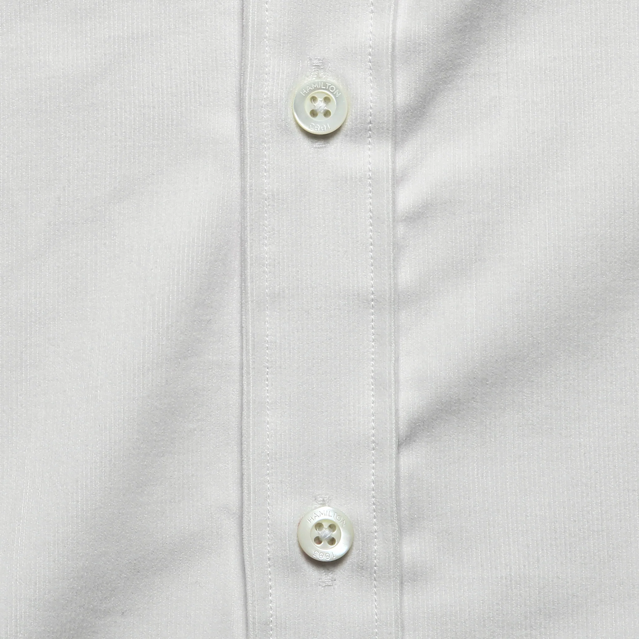 Micro Corduroy Shirt - Ecru - Image 3