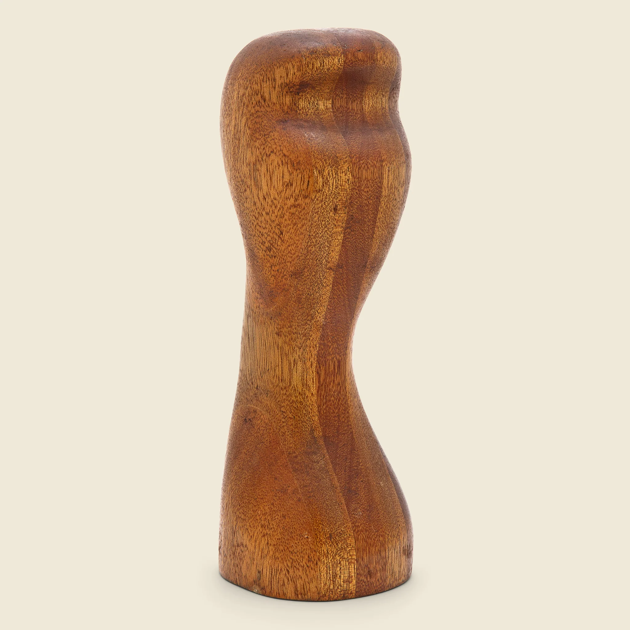 Mid-Century Abstract Wooden Sculpture