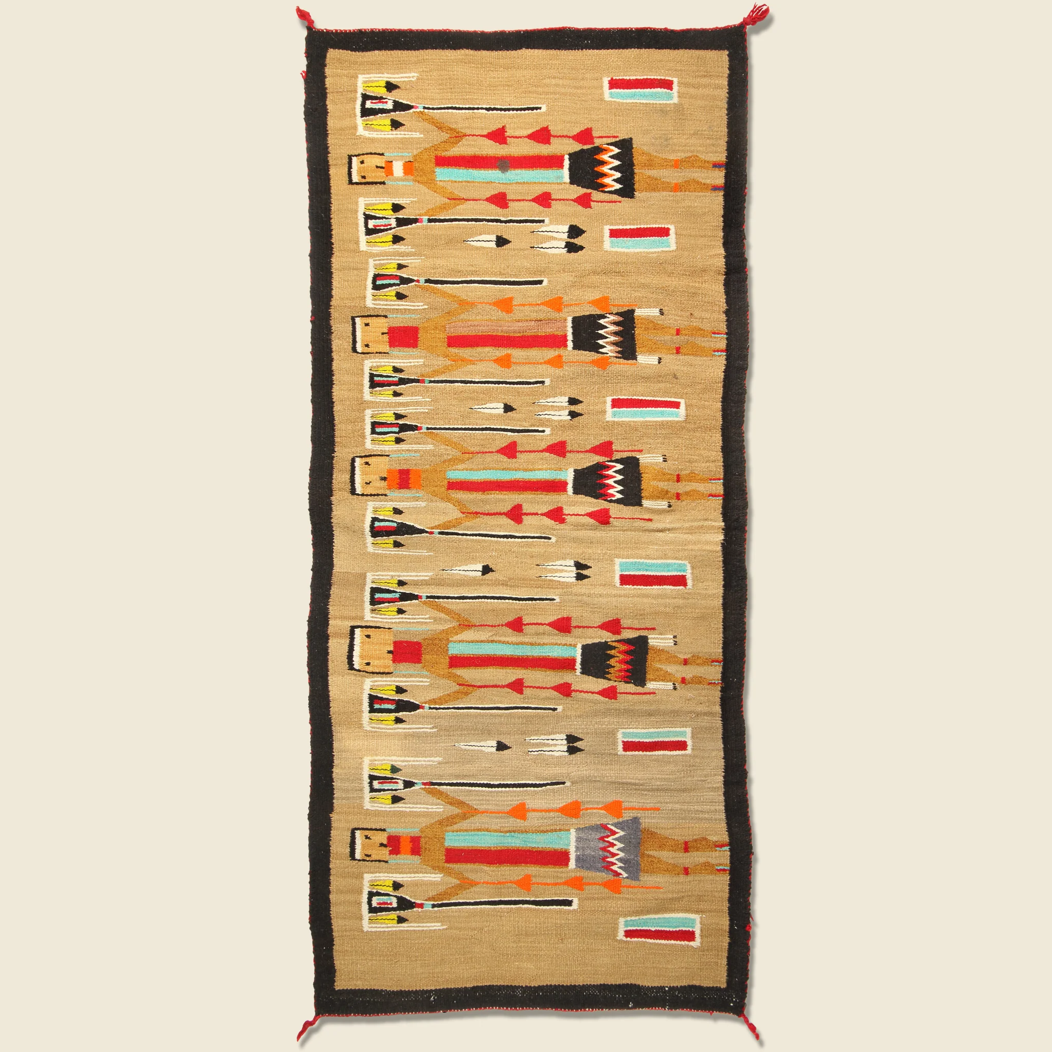 Mid-Century Navajo Yei Figure Weaving