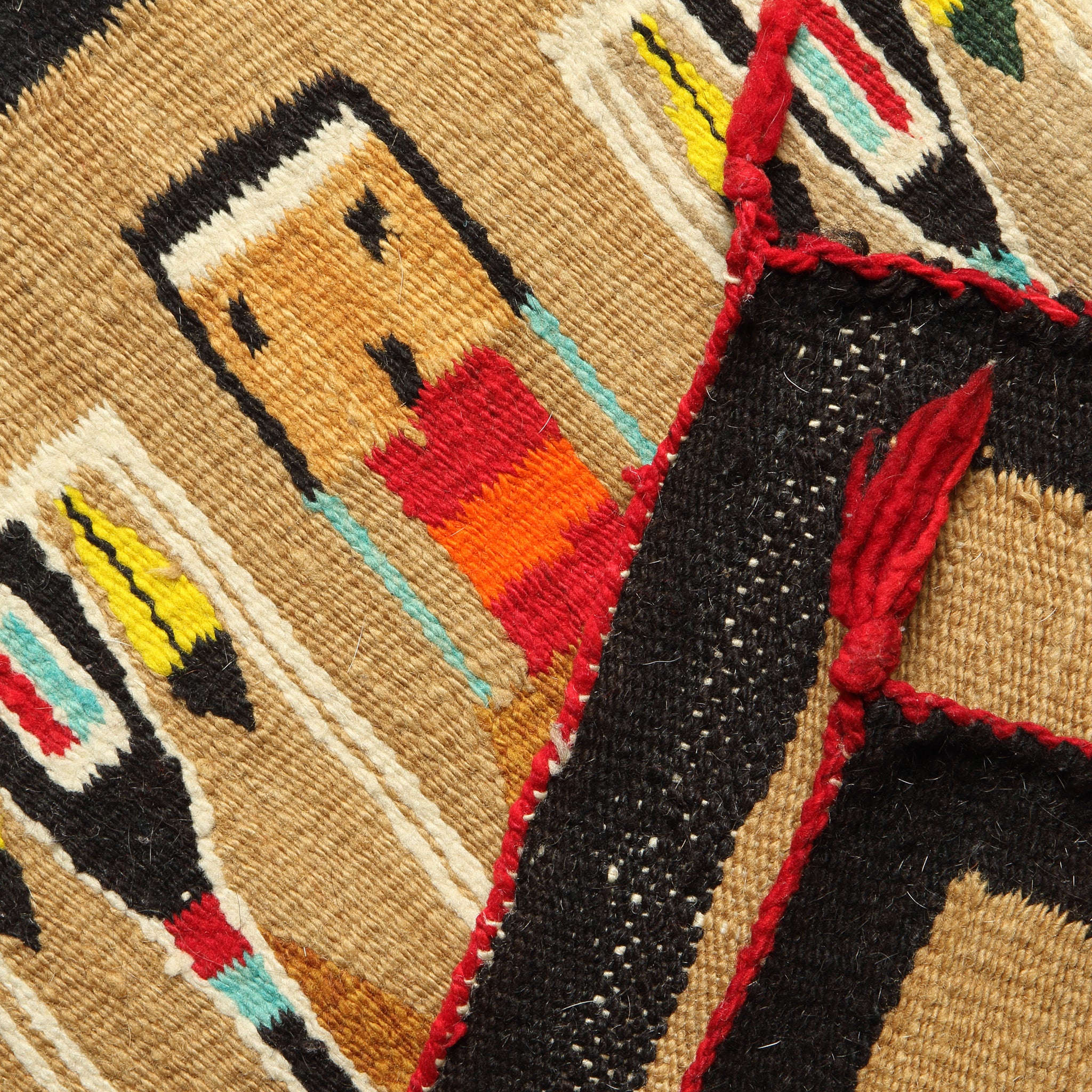 Mid-Century Navajo Yei Figure Weaving - Image 2