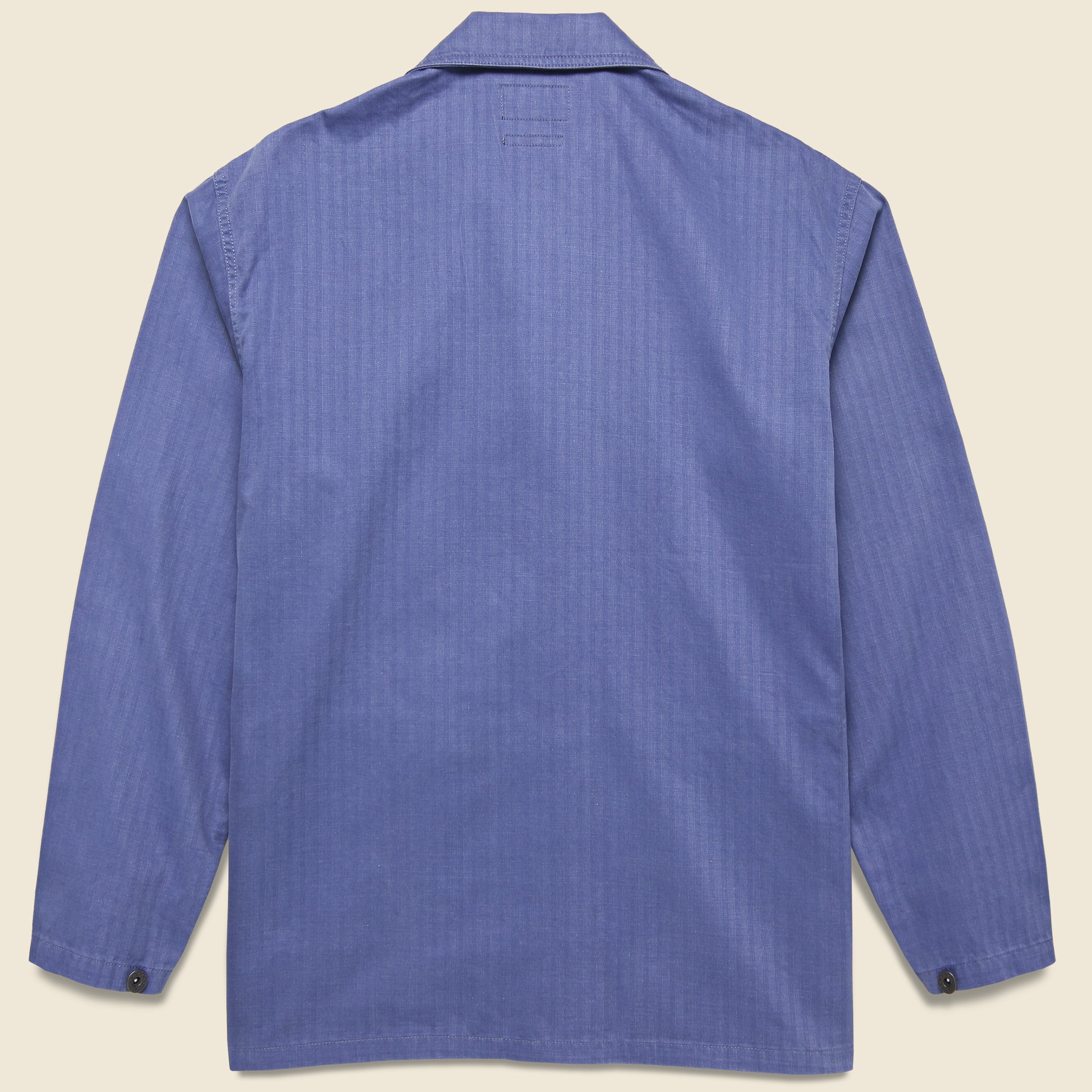 MIL Herringbone Chore Jacket - Blue - Image 2