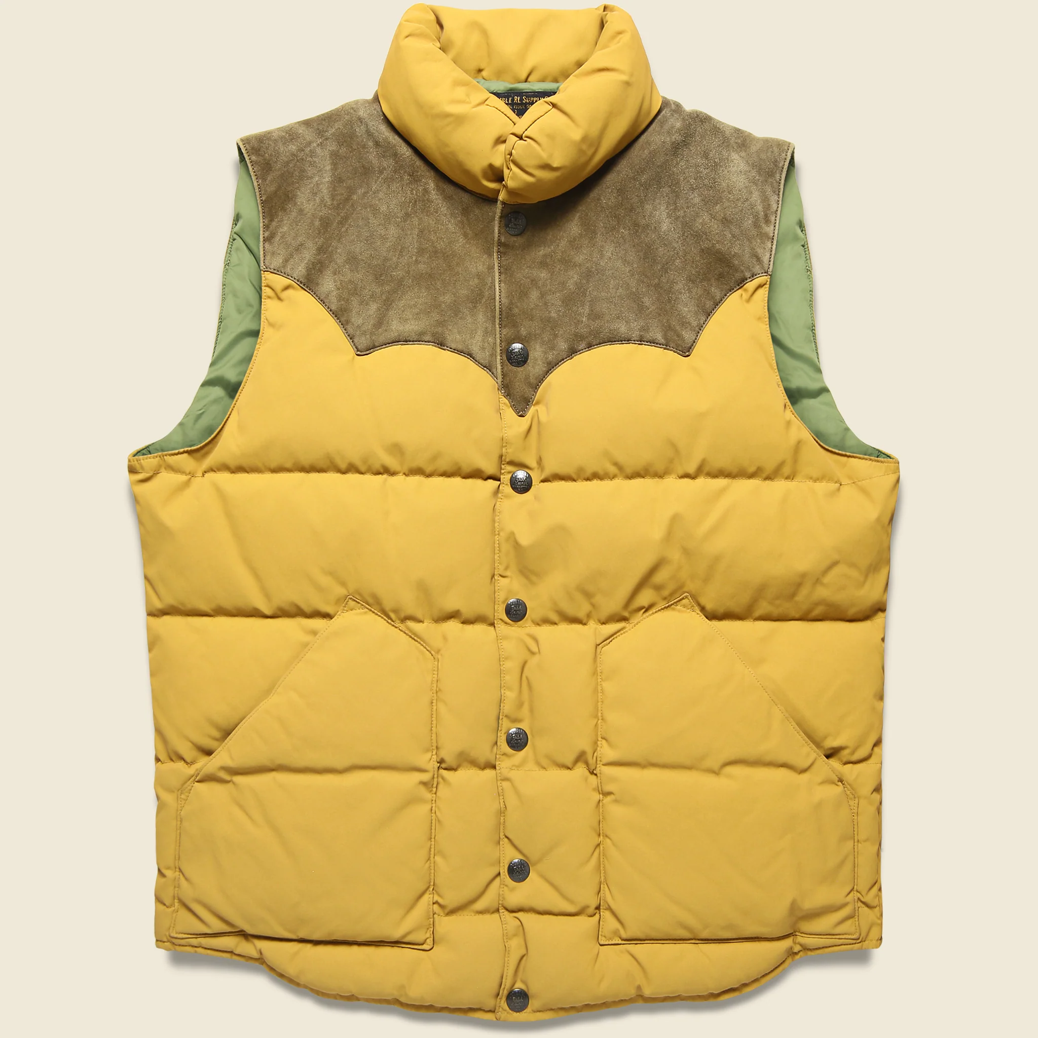 Milburn Puffer Vest - Mountain Yellow