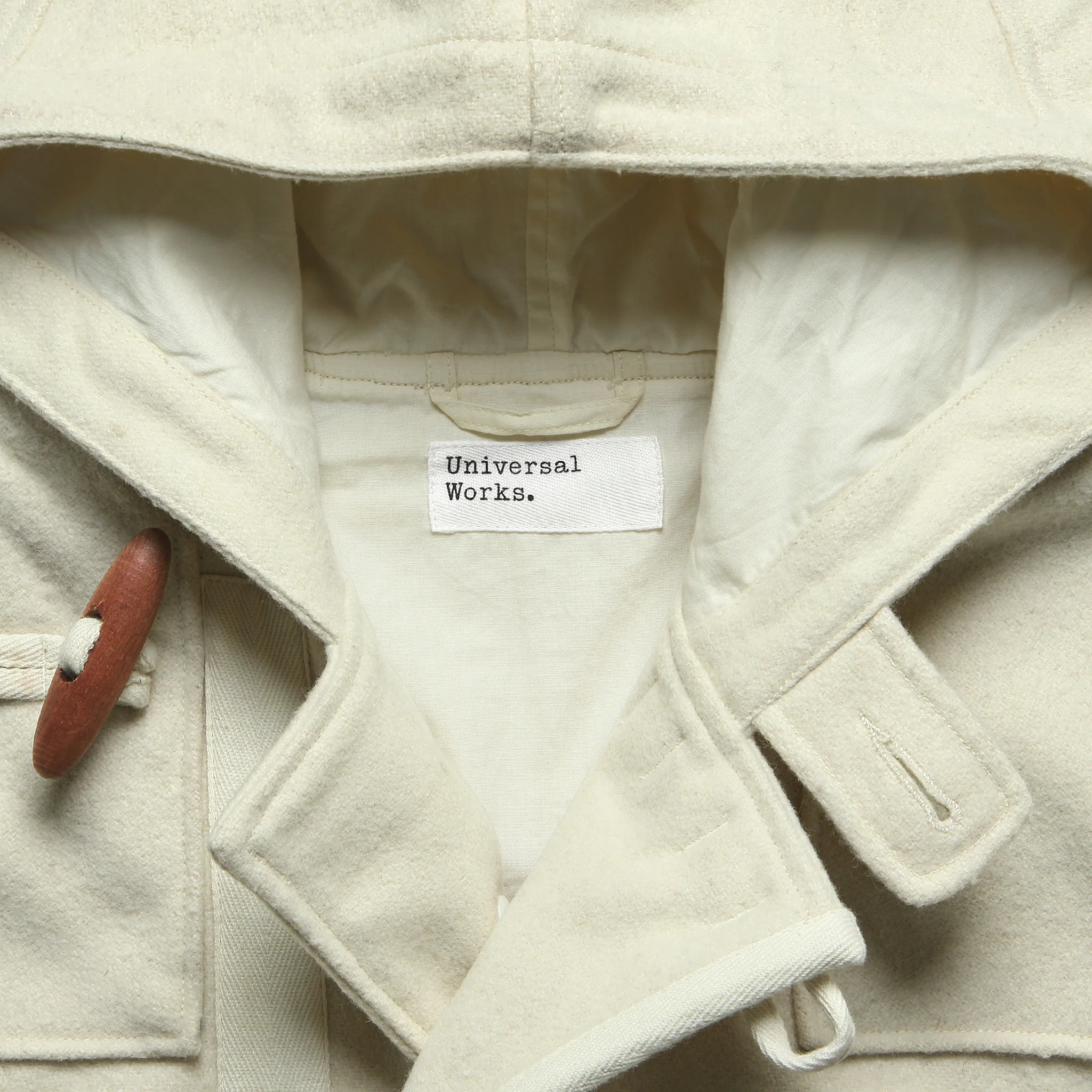 Military Duffle Coat - Mowbray Marl Ecru - Image 5