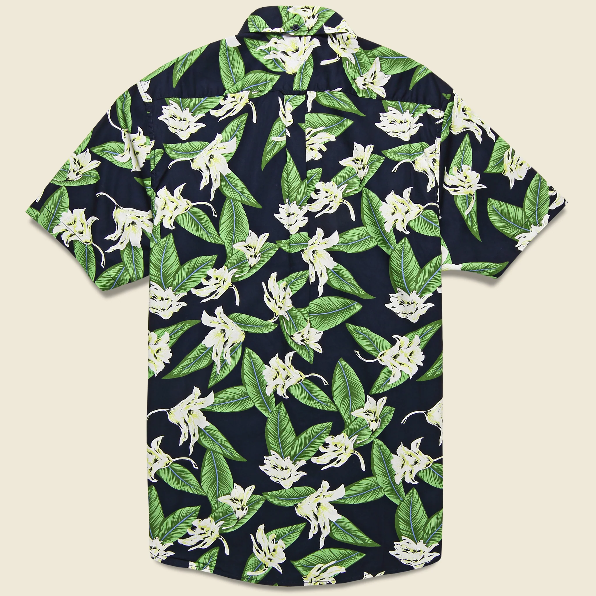 Lily Print Shirt - Black - Image 2