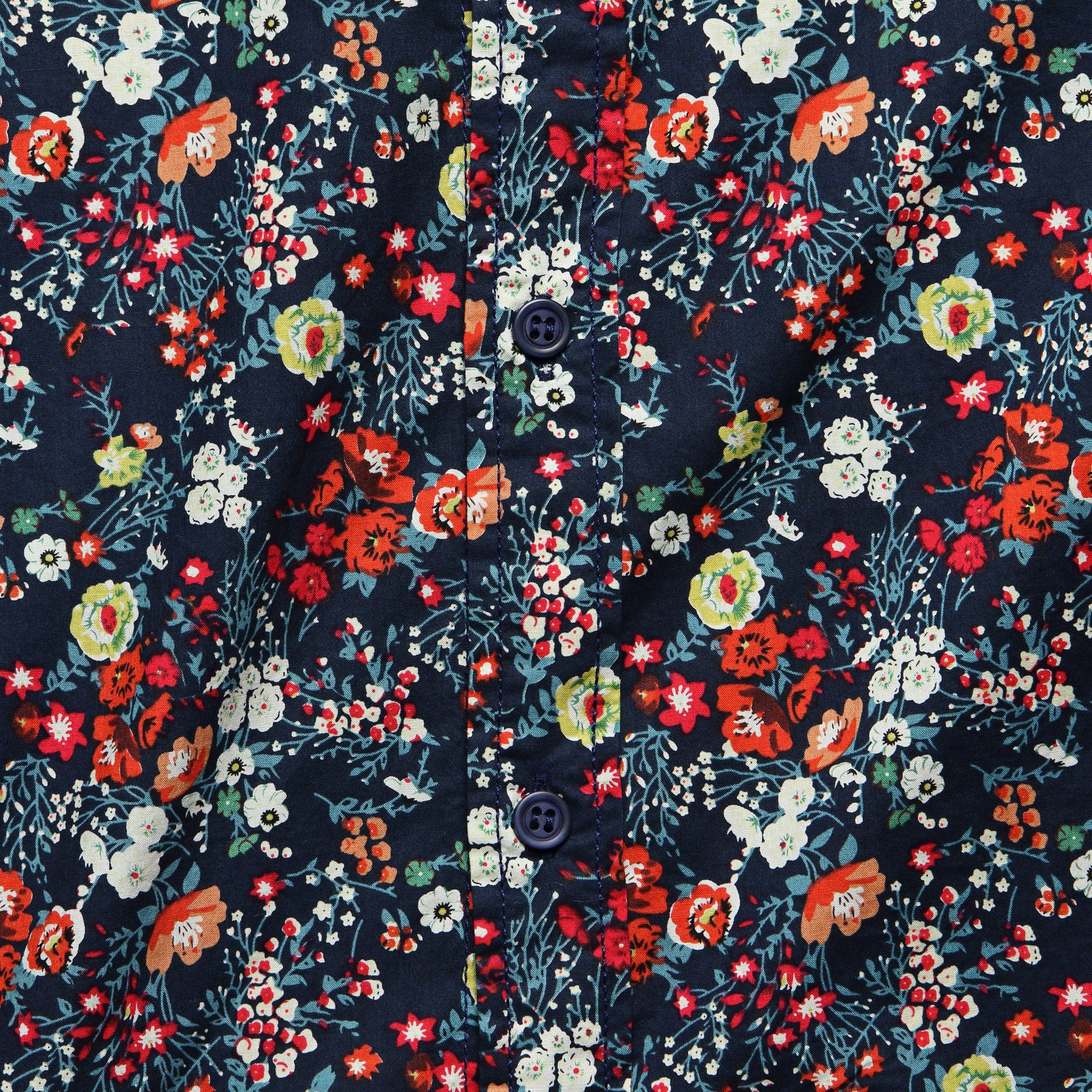 Wild Flower Shirt - Navy - Image 3