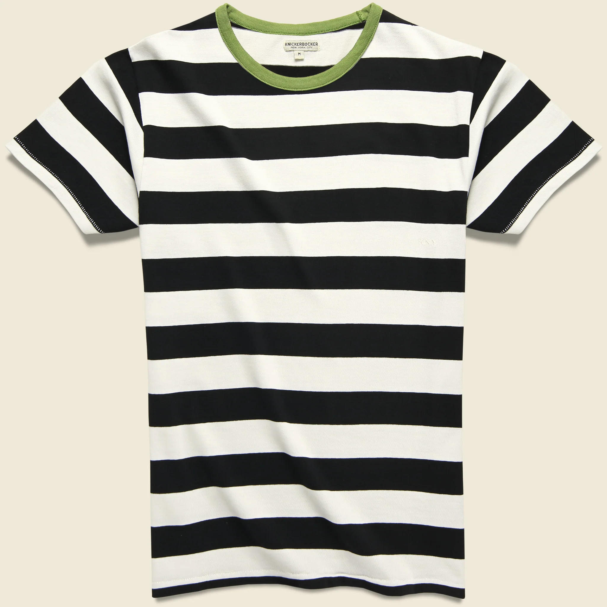 Mojave Striped Tee - White/Black