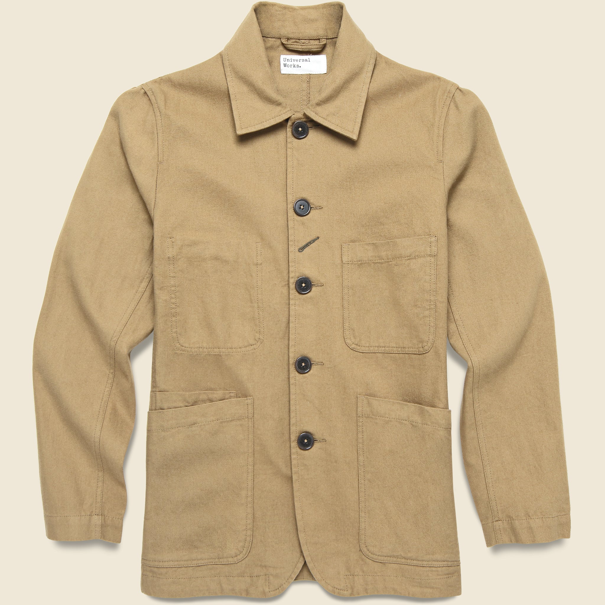 Moleskin Bakers Jacket - Sand