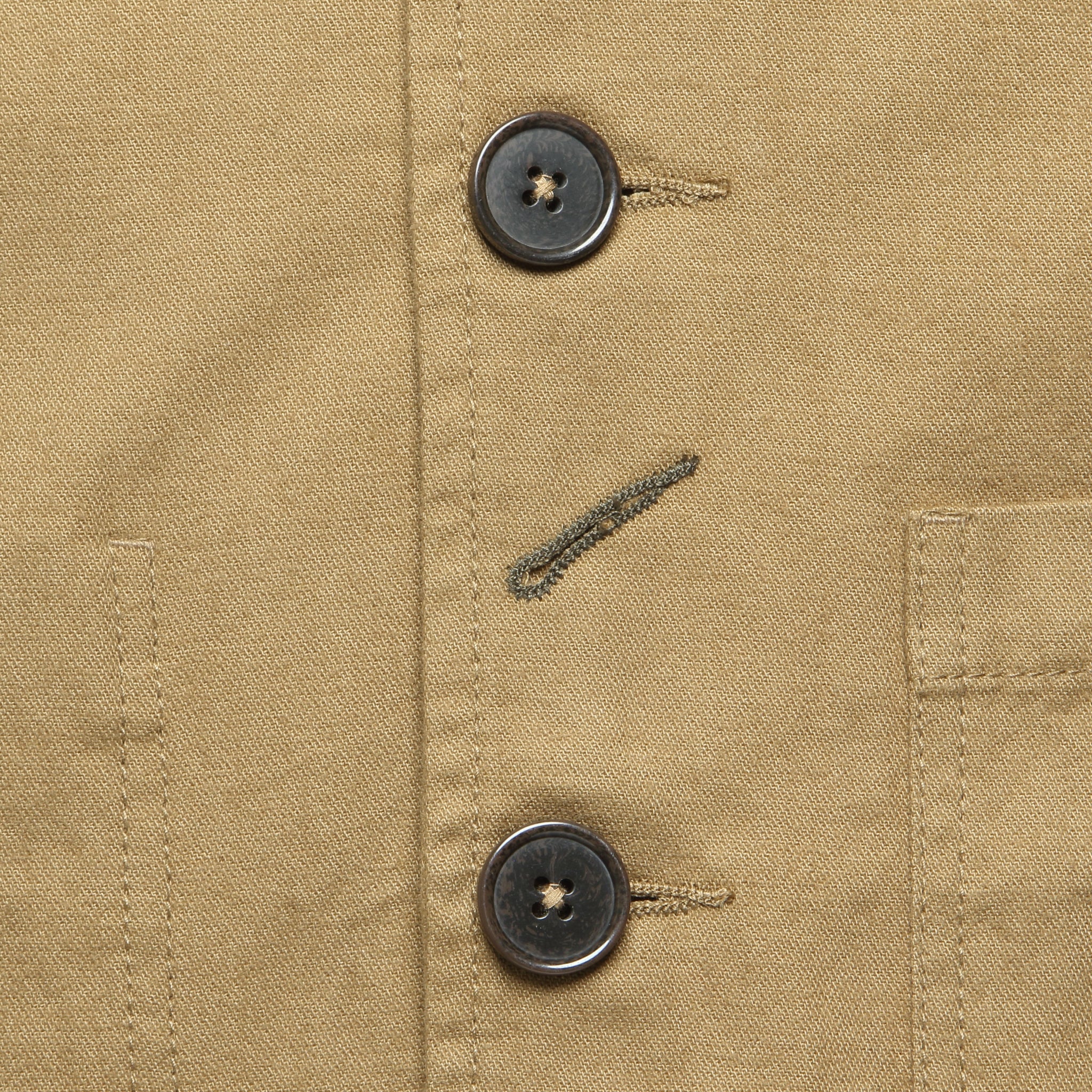 Moleskin Bakers Jacket - Sand - Image 3