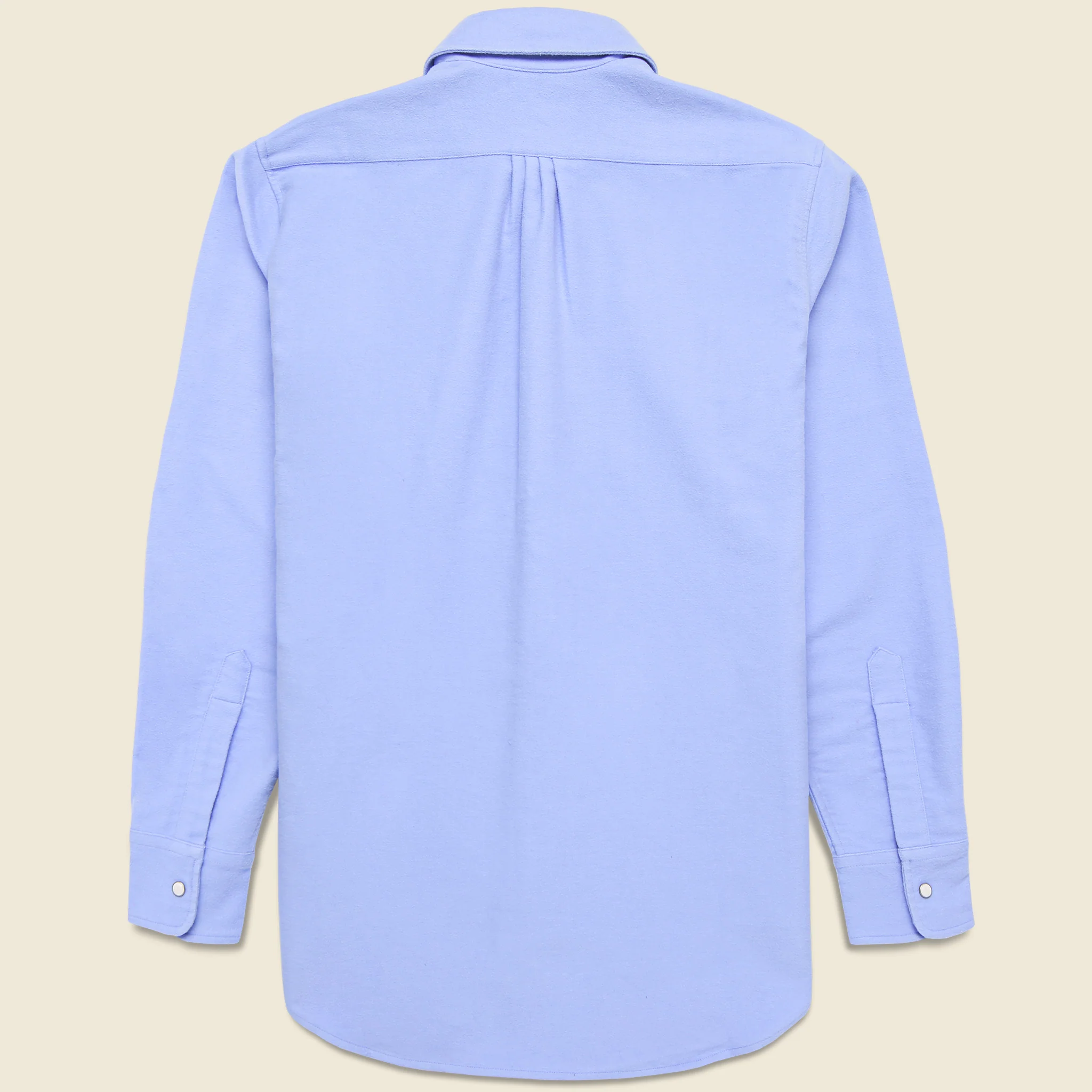 Moleskin Pearl Snap Shirt - Cornflower - Image 3