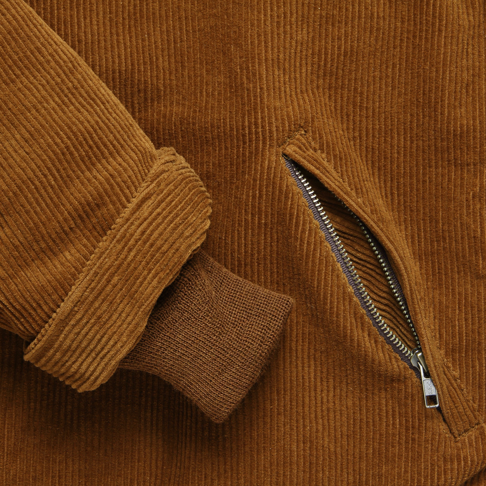 Corduroy Tanker Jacket - Chestnut - Image 4