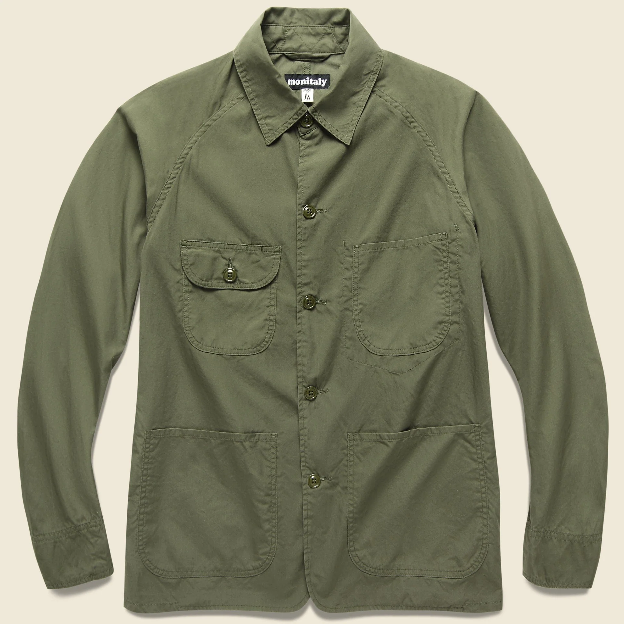 Vancloth Poplin Coverall Jacket - Olive