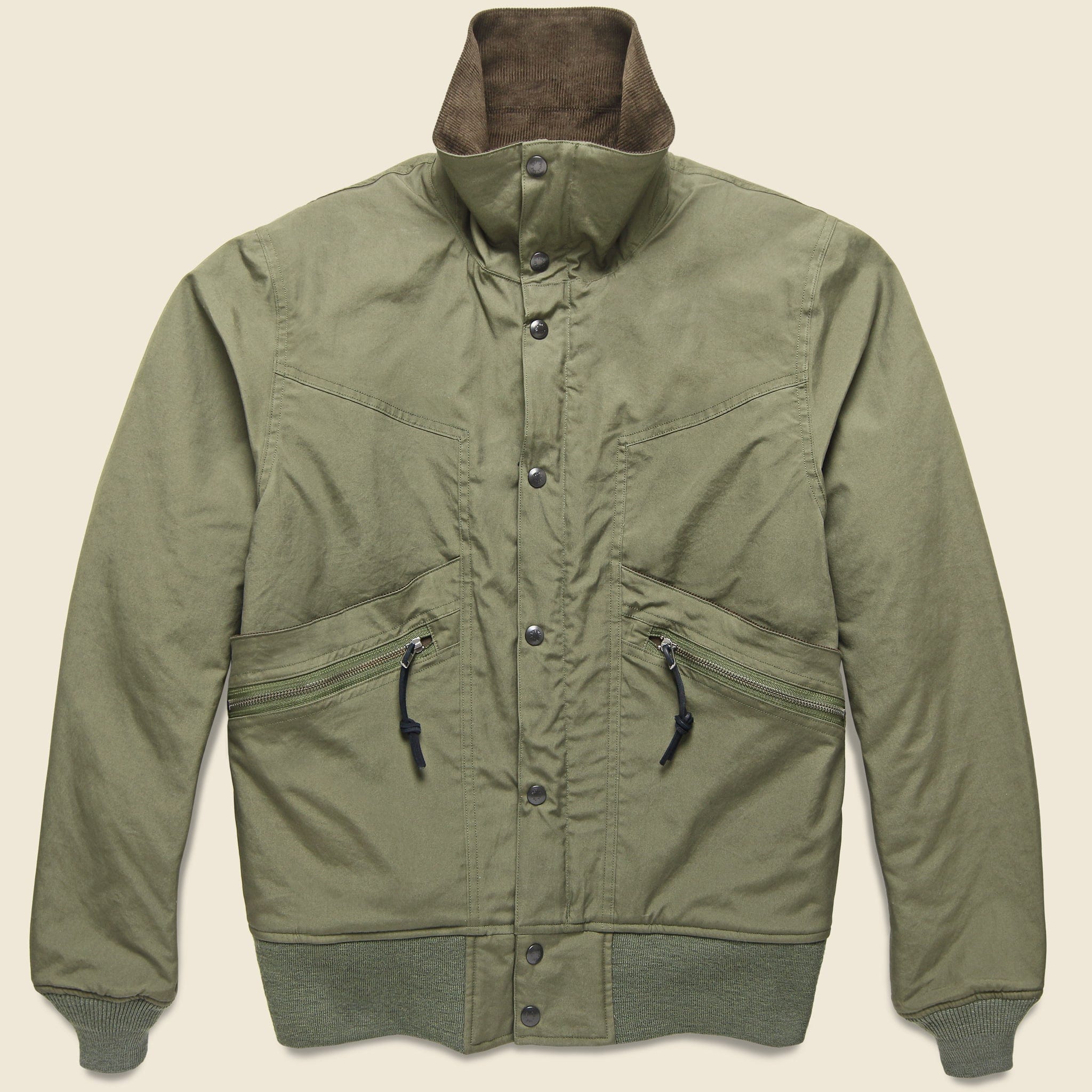 Vancloth Short Field Jacket - Olive - Image 2