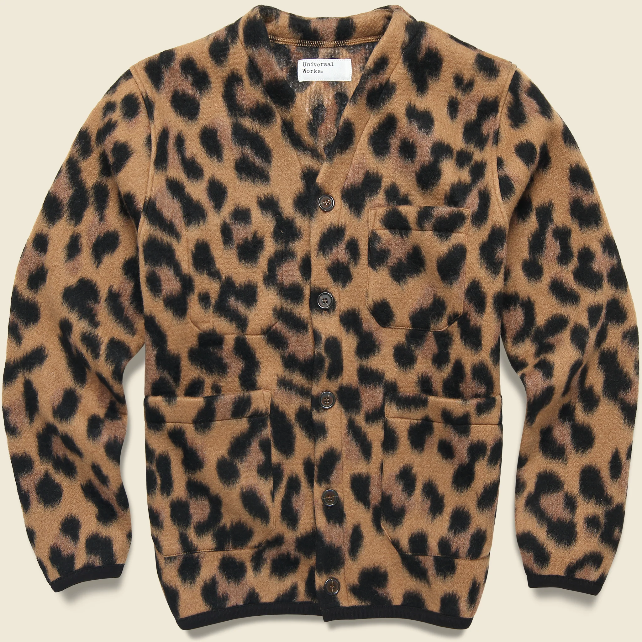 Montero Fleece Cardigan - Cumin