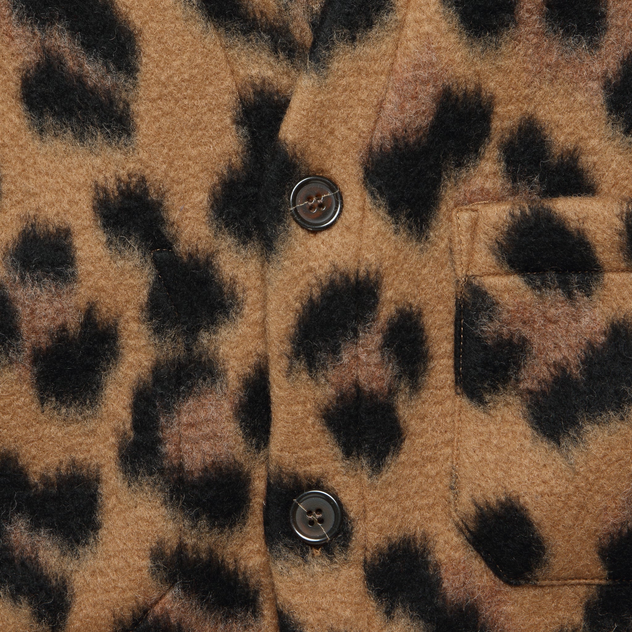 Montero Fleece Cardigan - Cumin - Image 3