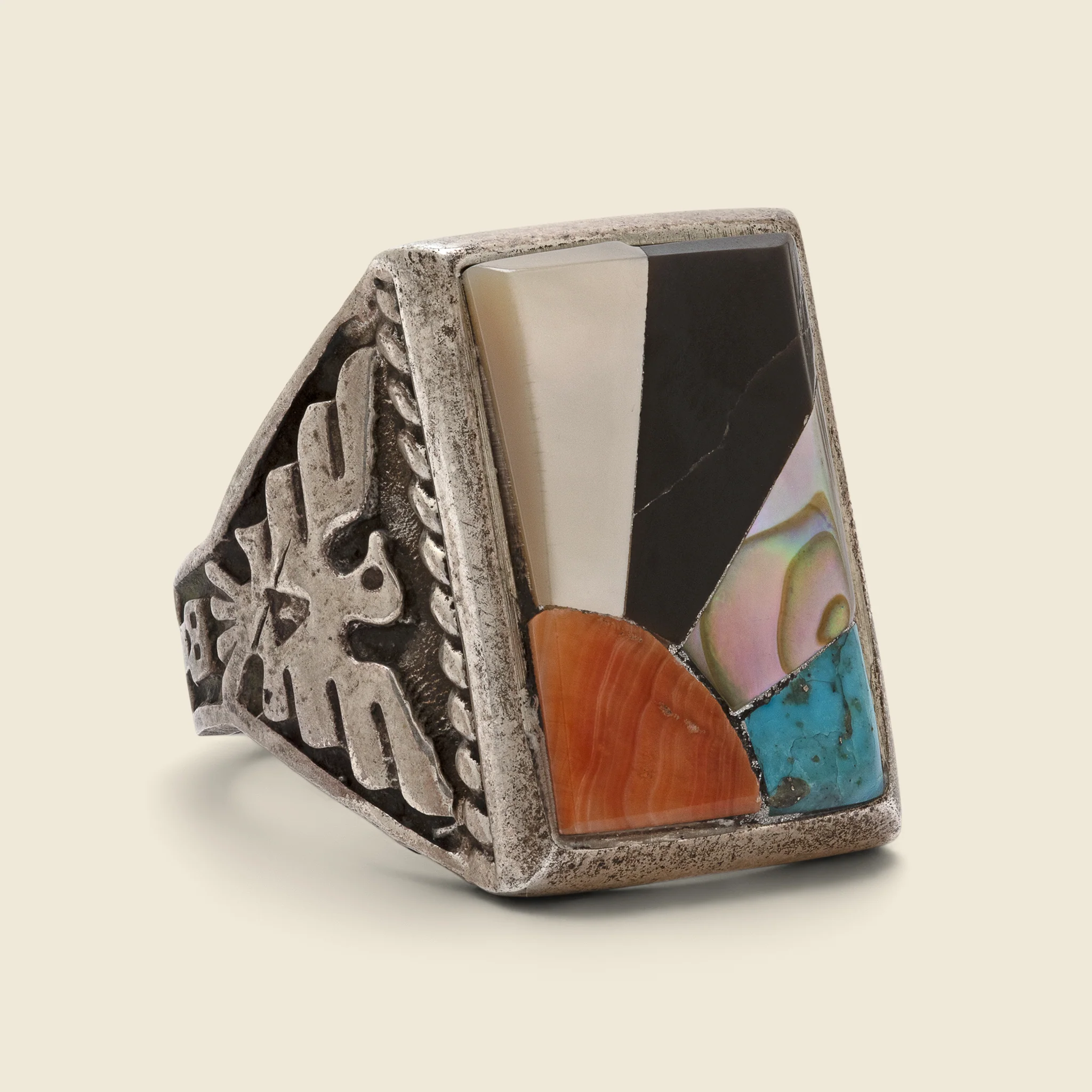 Multi-Stone Sunrise Ring
