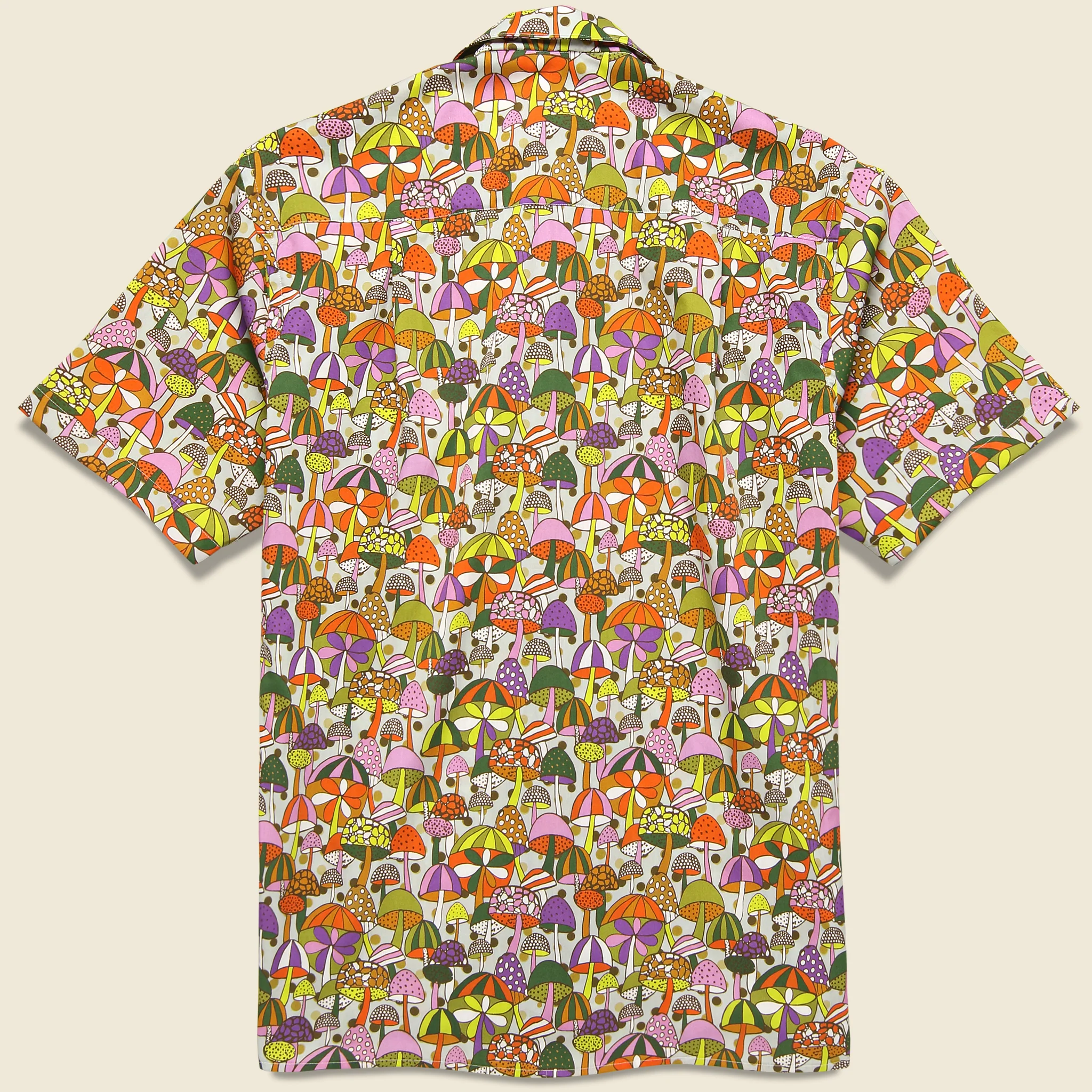 Mushroom Print Camp Shirt - Image 2