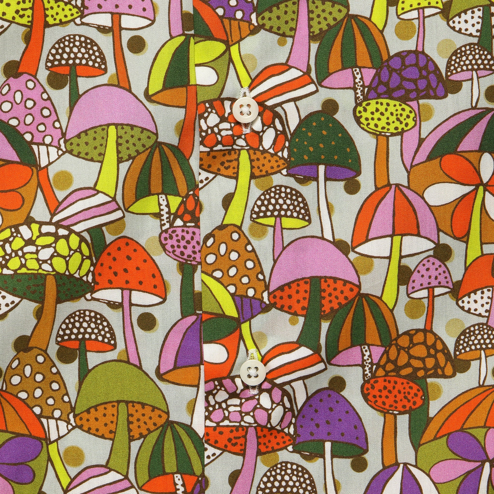 Mushroom Print Camp Shirt - Image 3