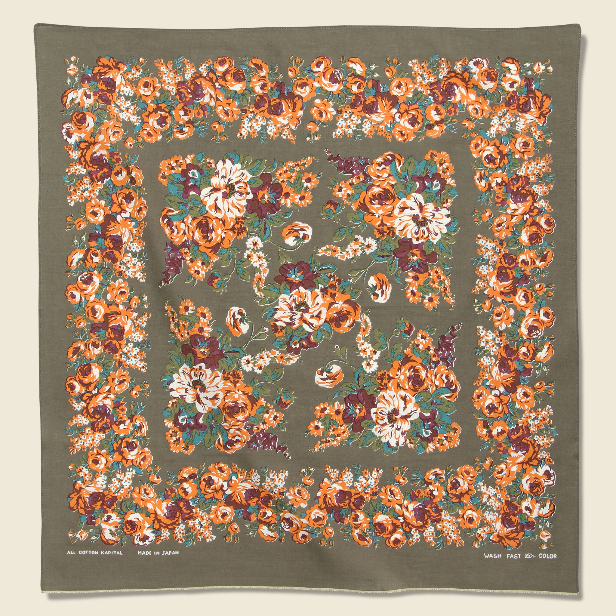 Nadeshiko Champetre Bandana - Khaki