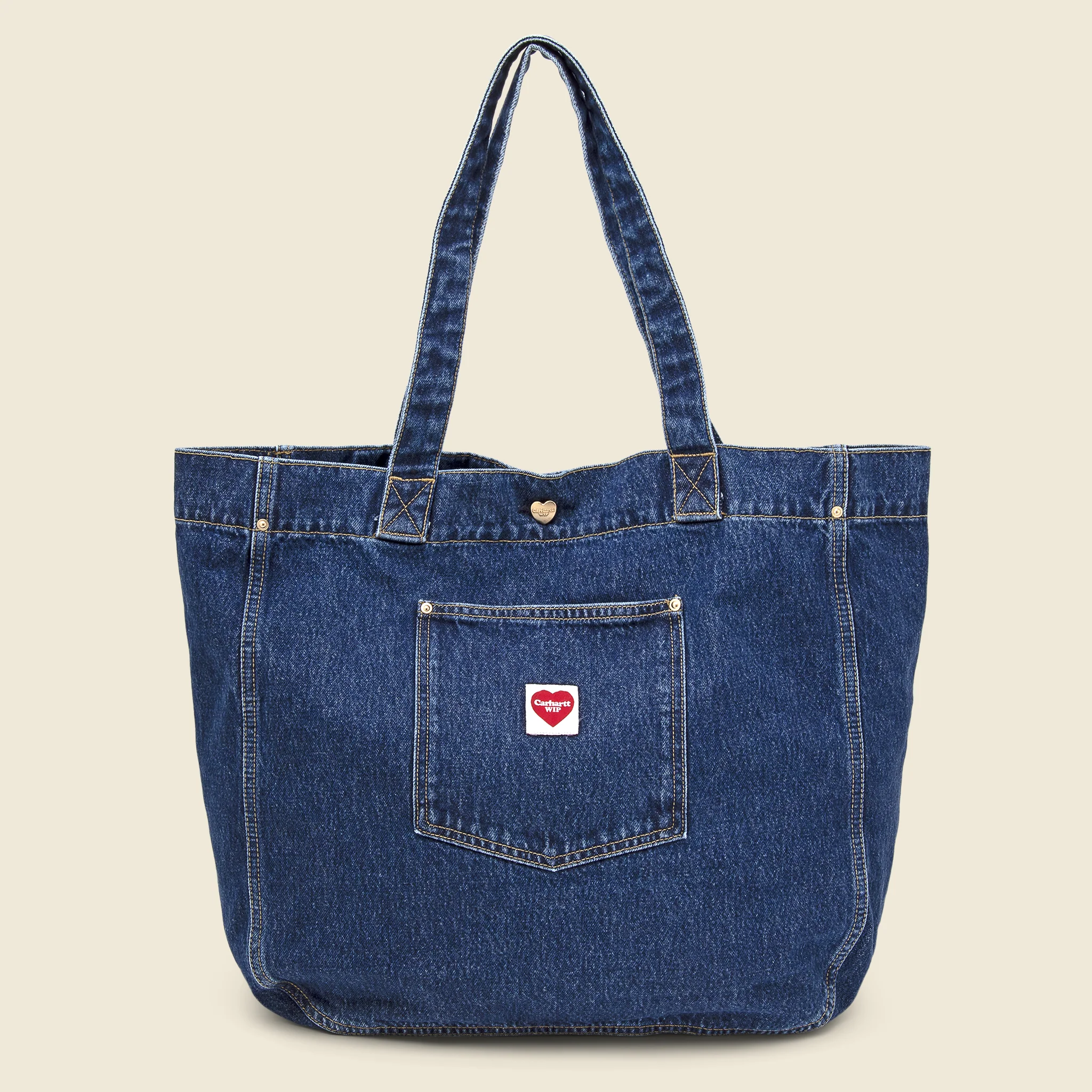 Nash Tote - Stone Washed Blue