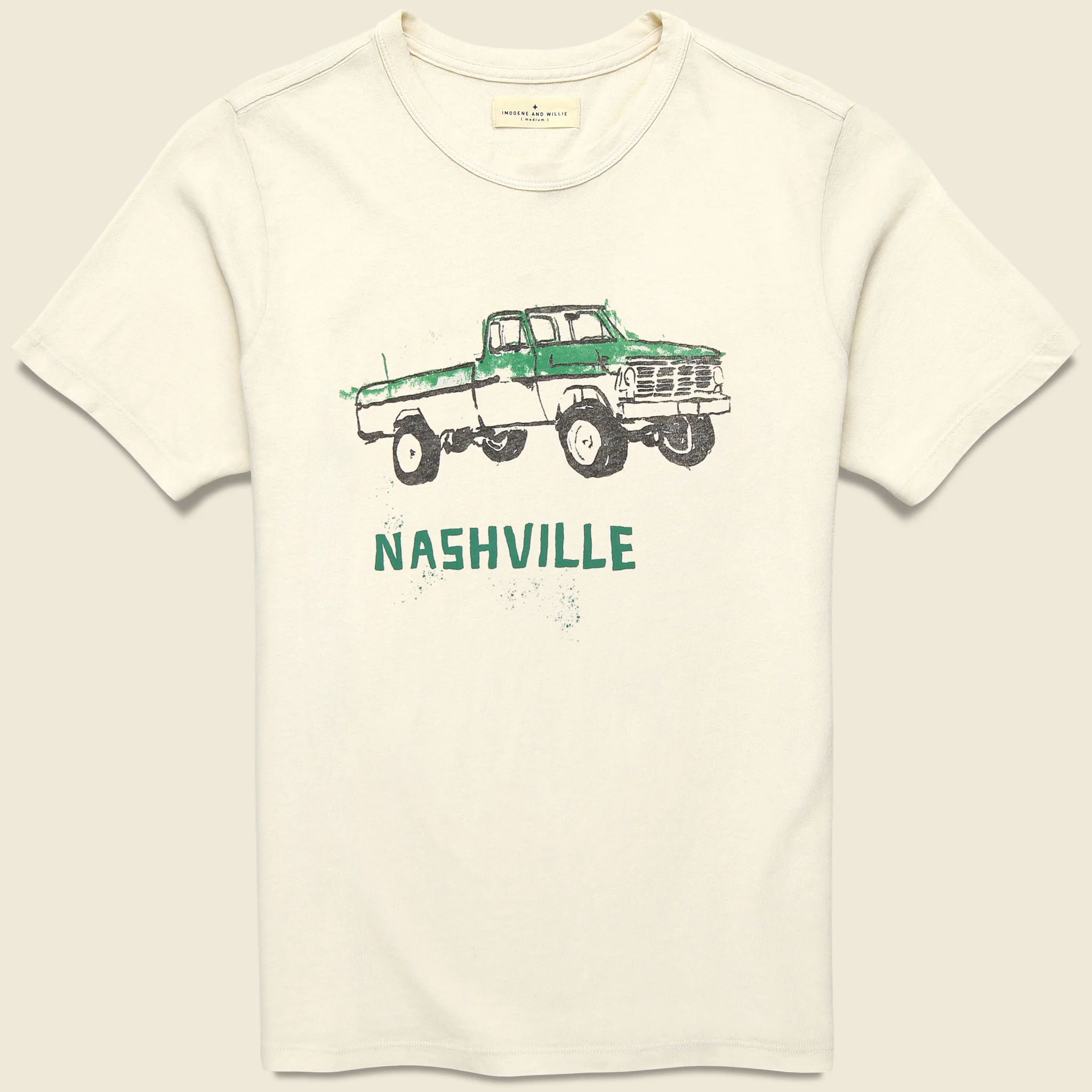 Nashville Truck Tee - Vintage White