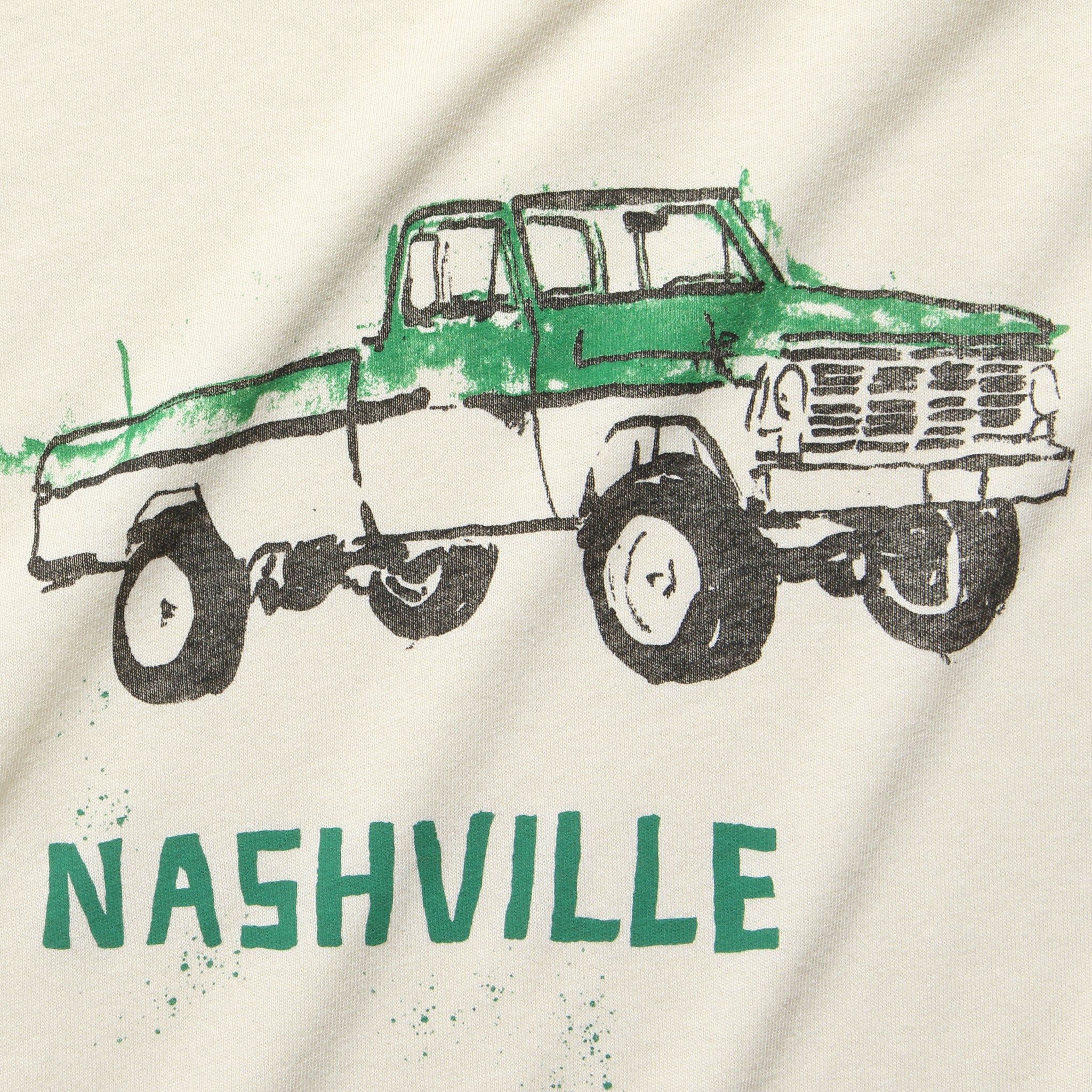 Nashville Truck Tee - Vintage White - Image 2