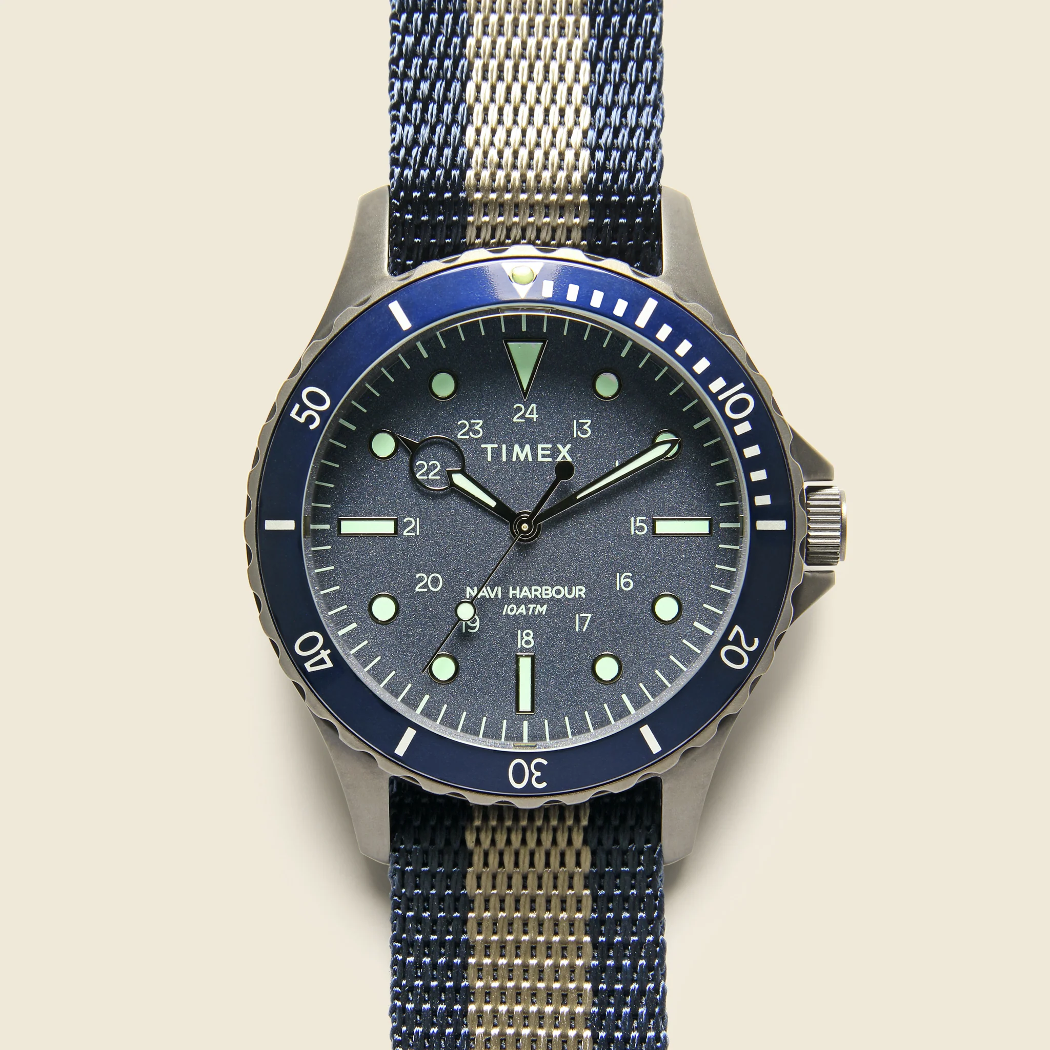 Navi XL Strap Watch 41mm - Gunmetal/Blue