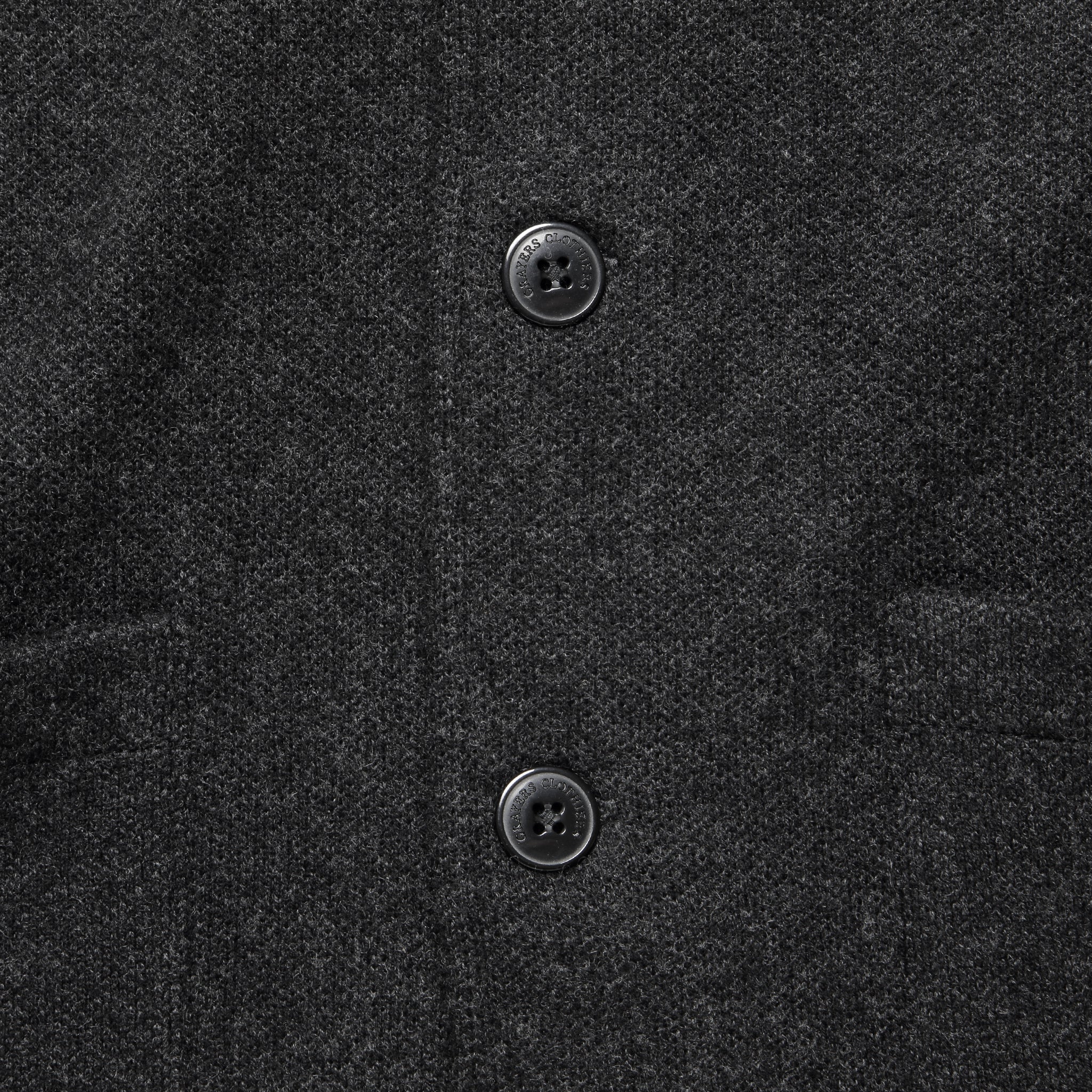Nelson Jacquard Swacket - Charcoal Marl - Image 3