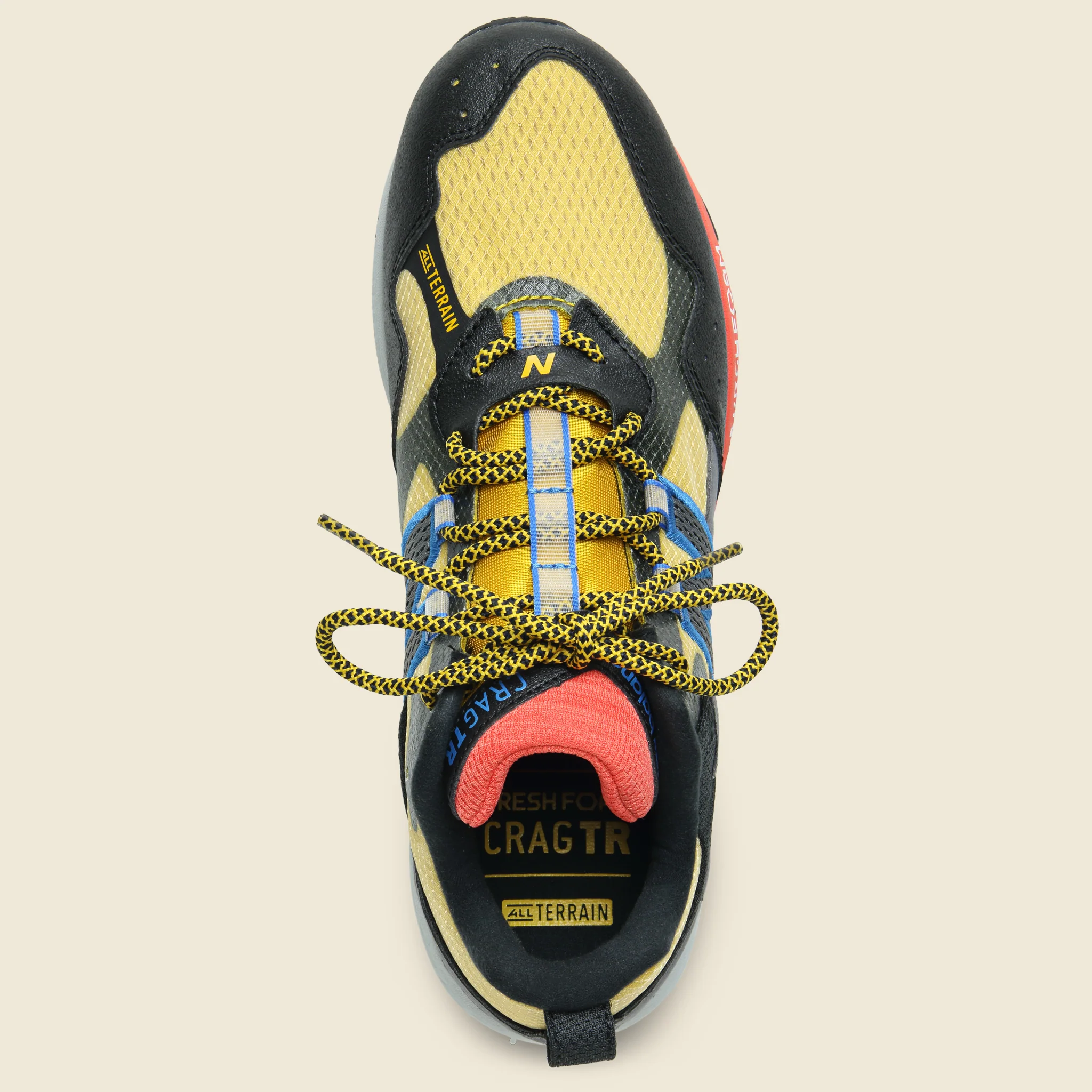 Fresh Foam Crag V2 Sneaker - Gold/Black/Red - Image 2