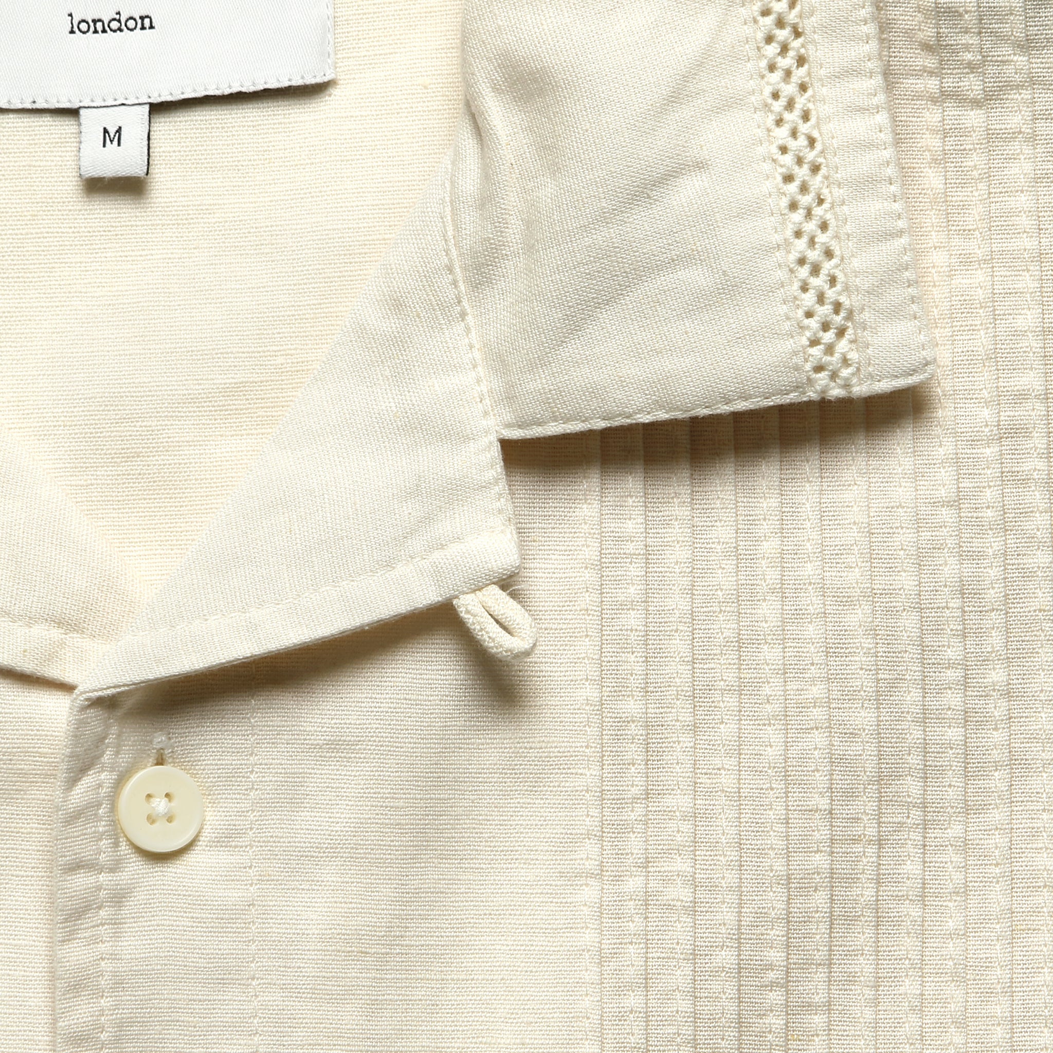 Newton Pintuck Shirt - White - Image 3