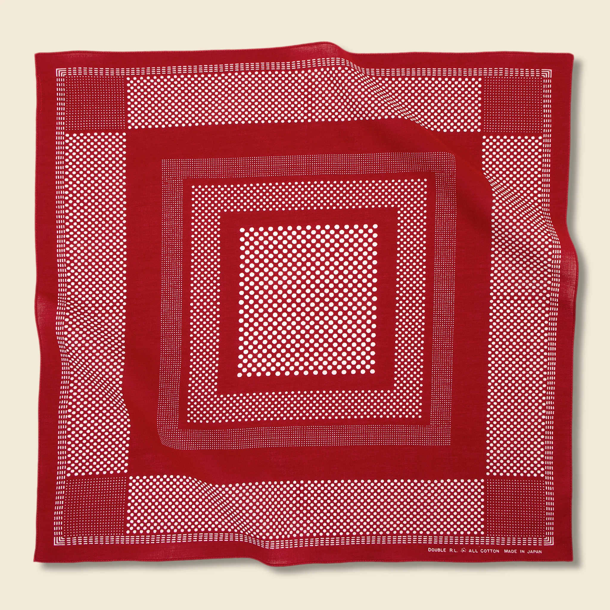 Norton Bandana - Turkey Red/Cream