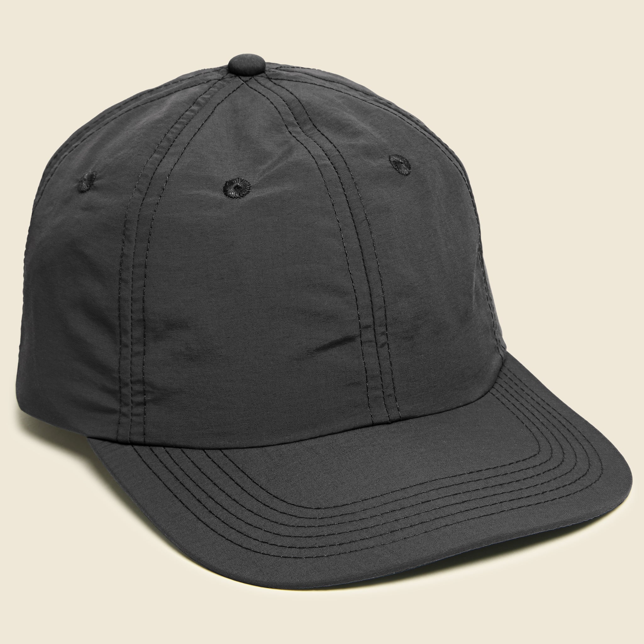 Nylon Ball Cap - Black
