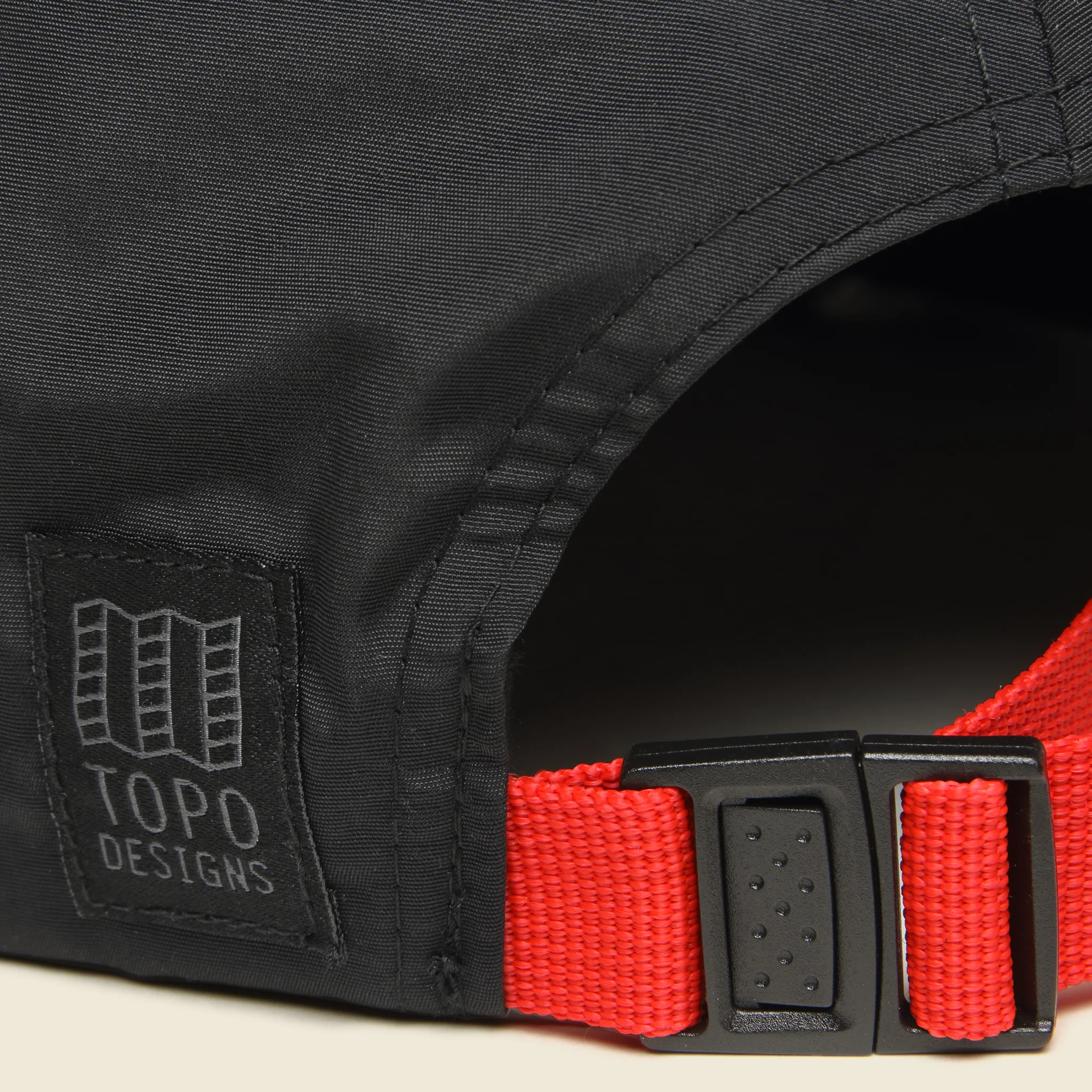 Nylon Ball Cap - Black - Image 2