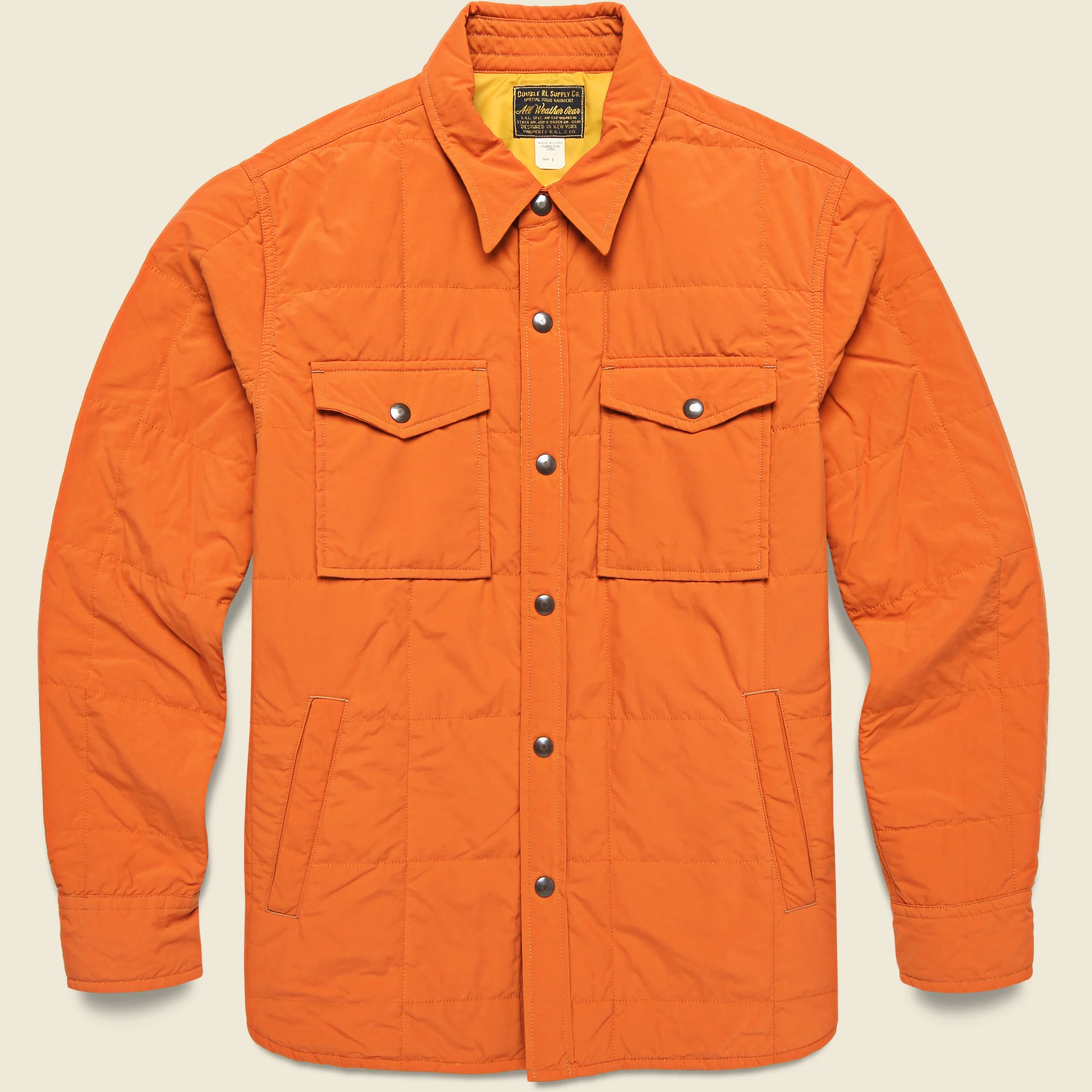 Nylon Shirt Jacket - Outdoor Orange